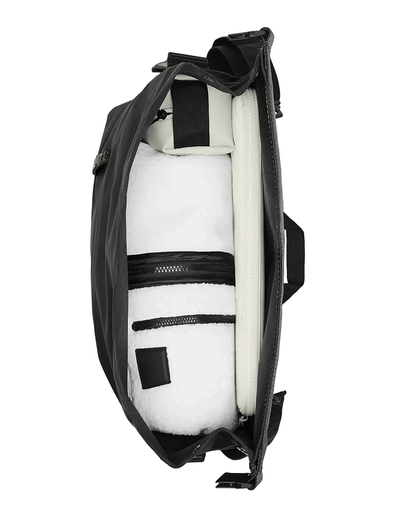 Rains - Trail Rolltop Messenger Bag W3 - wasserdichte taschen - black - 4