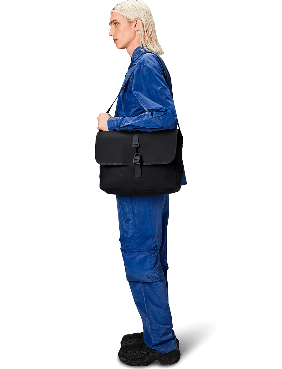 Rains - Messenger Bag W3 - vattentäta väskor - black - 0