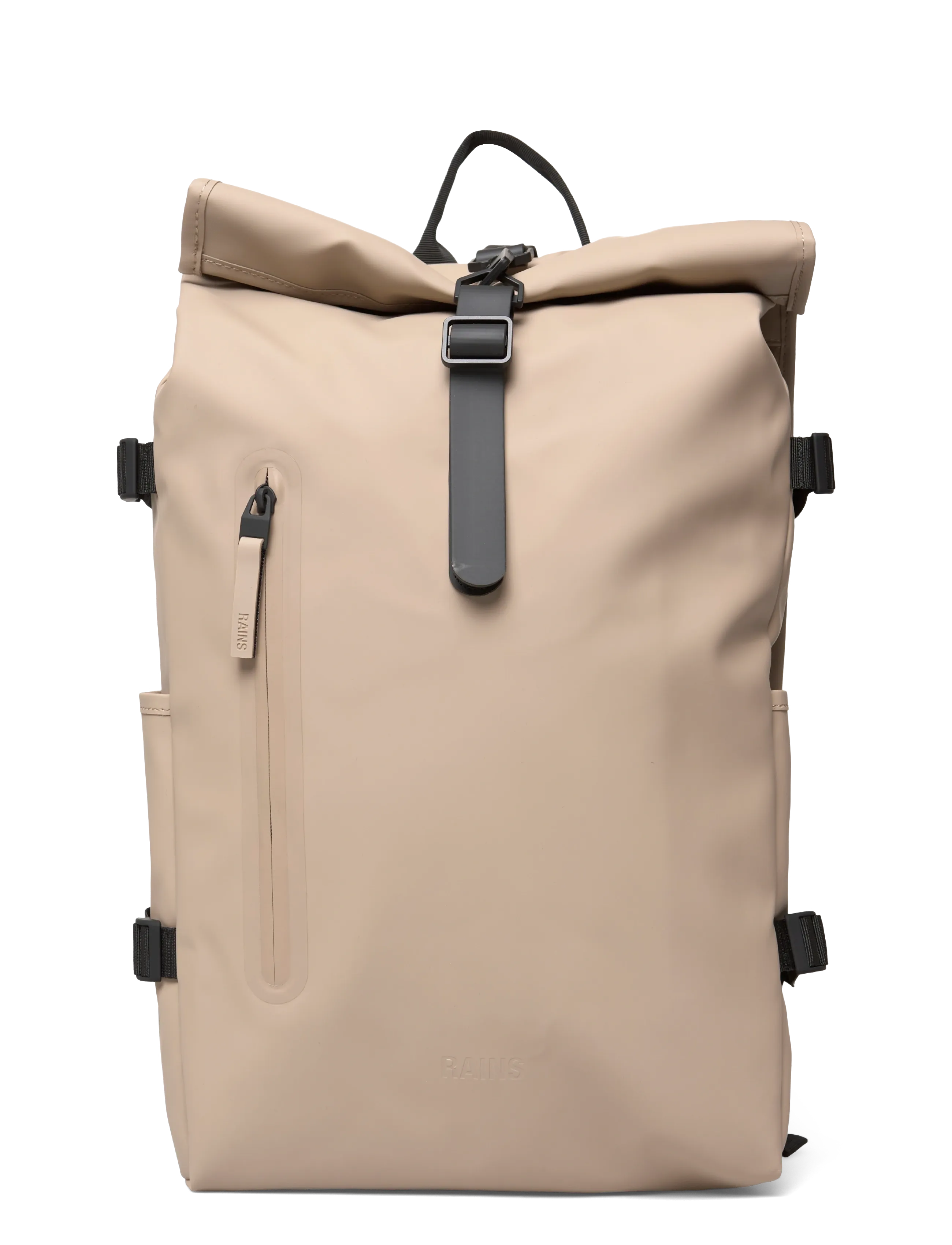 Rains Rolltop Rucksack Large W3 - Taschen - BEIGE / beige