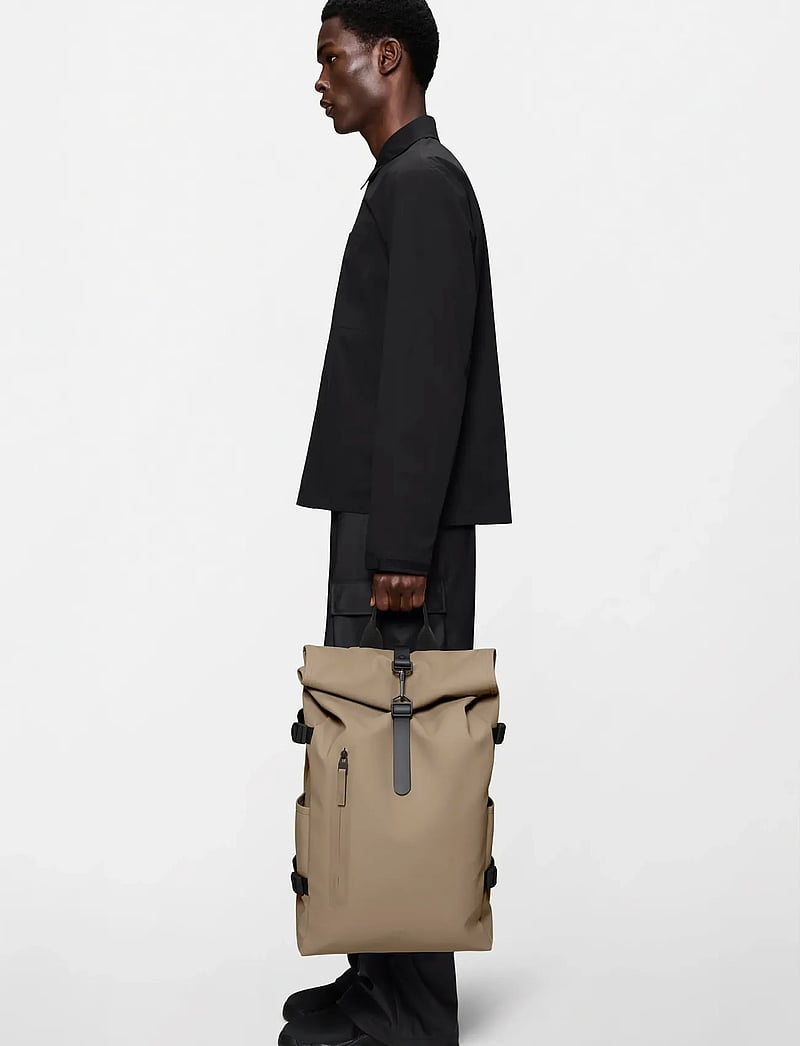 Rains - Rolltop Rucksack Large W3 - veekindlad kotid - beige - 0