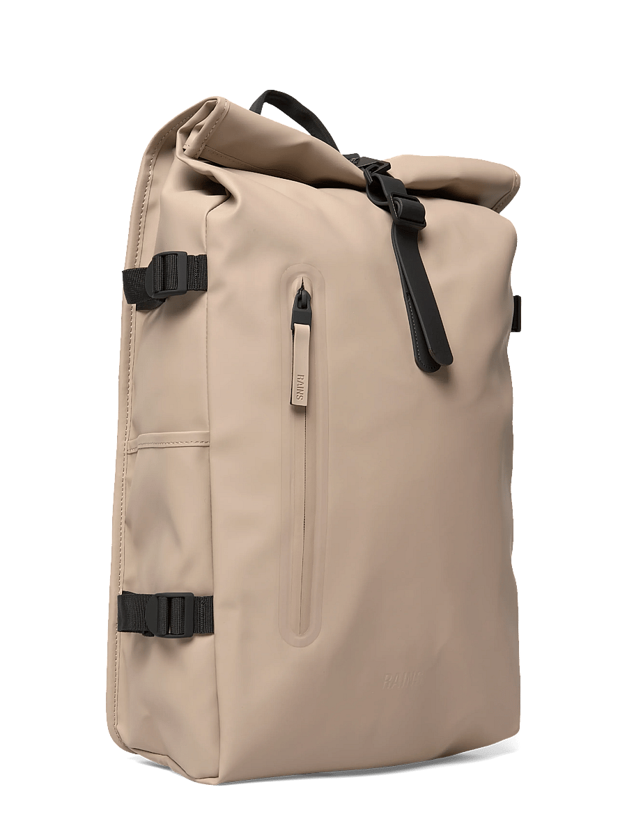 Rains - Rolltop Rucksack Large W3 - rucksäcke mit rollverschluss - beige - 3