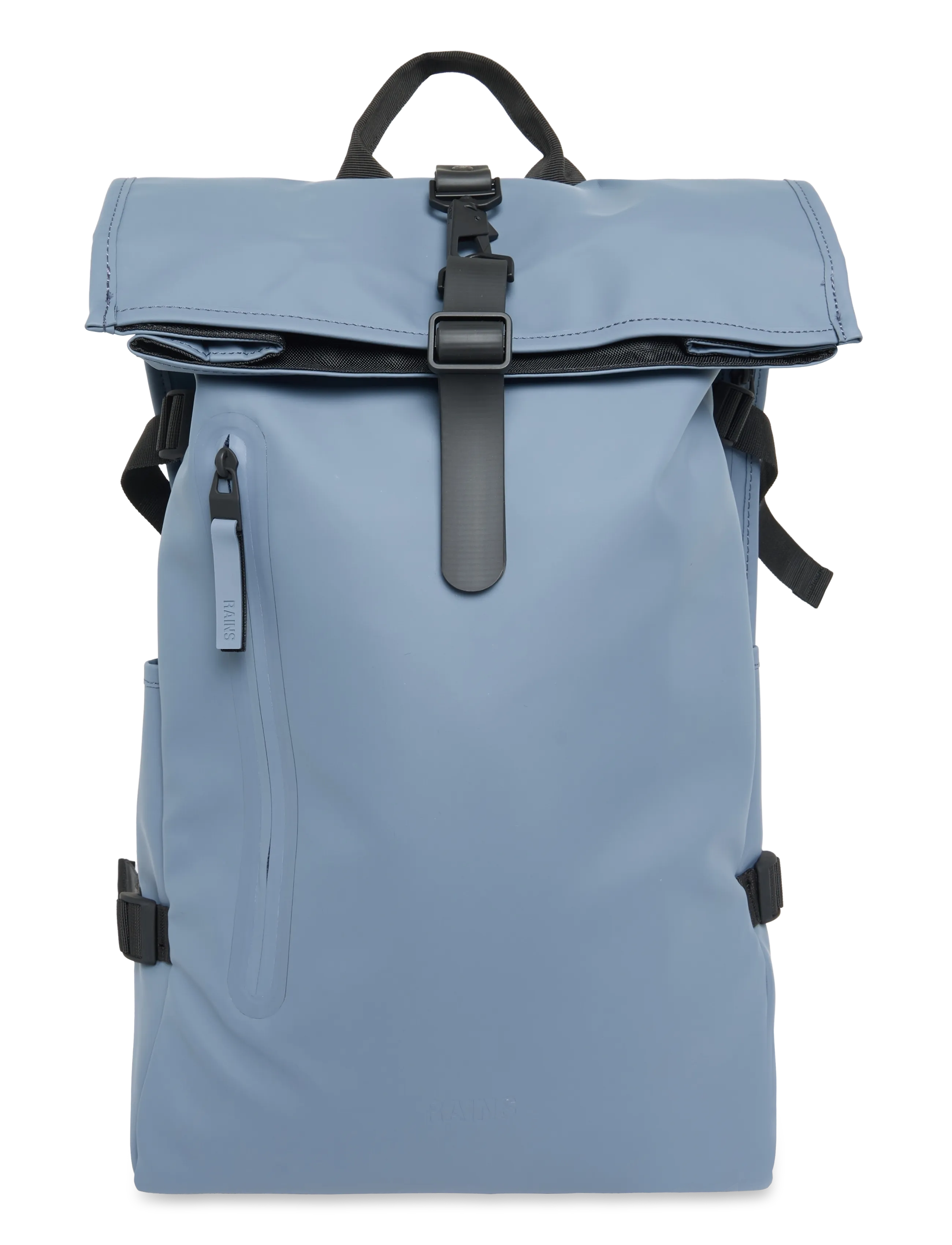 Rains Rolltop Rucksack Large W3, Mænd, Rolltop Rygsæk, Blå, Str: ONE SIZE
