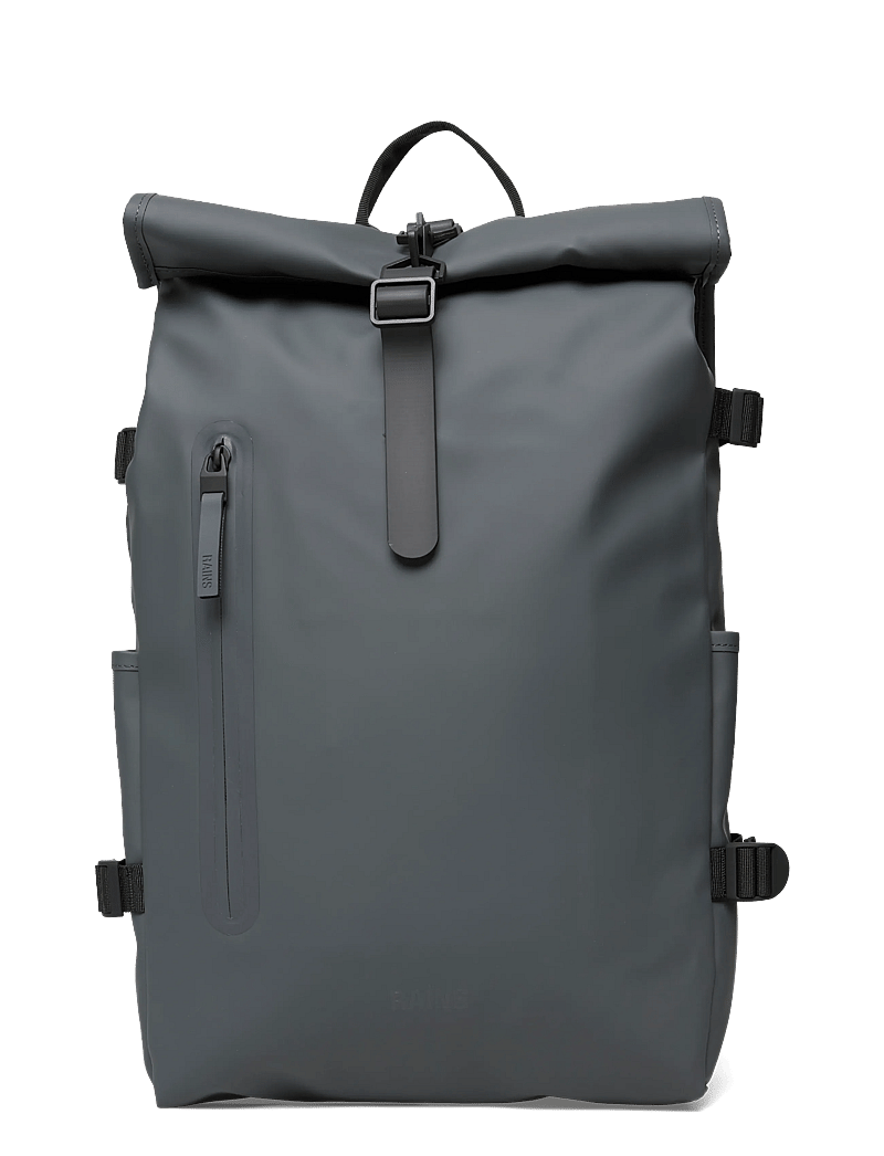 Rains - Rolltop Rucksack Large W3 - rolltop-rygsække - dark grey - 1