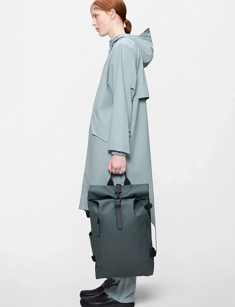 Rains - Rolltop Rucksack Large W3 - rolltop-rygsække - dark grey - 4