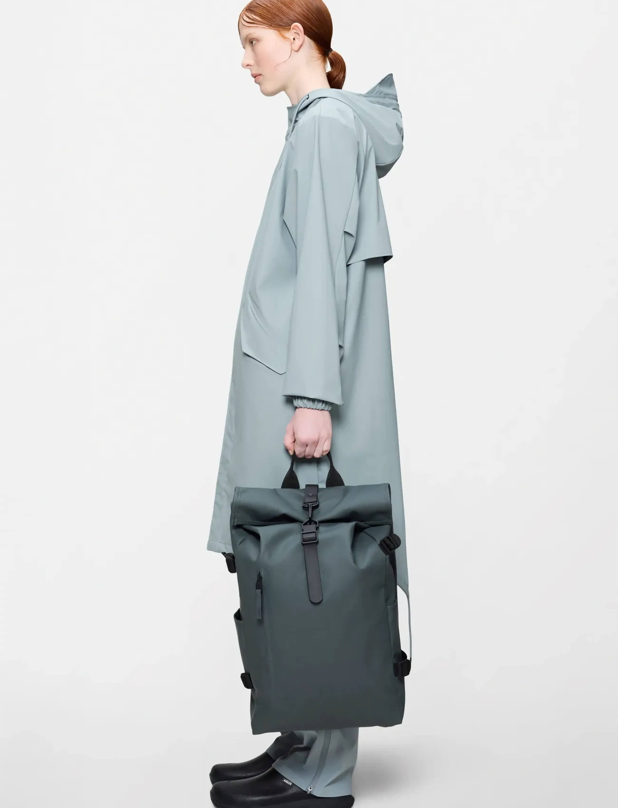 Rains - Rolltop Rucksack Large W3 - rolltop seljakotid - dark grey - 4