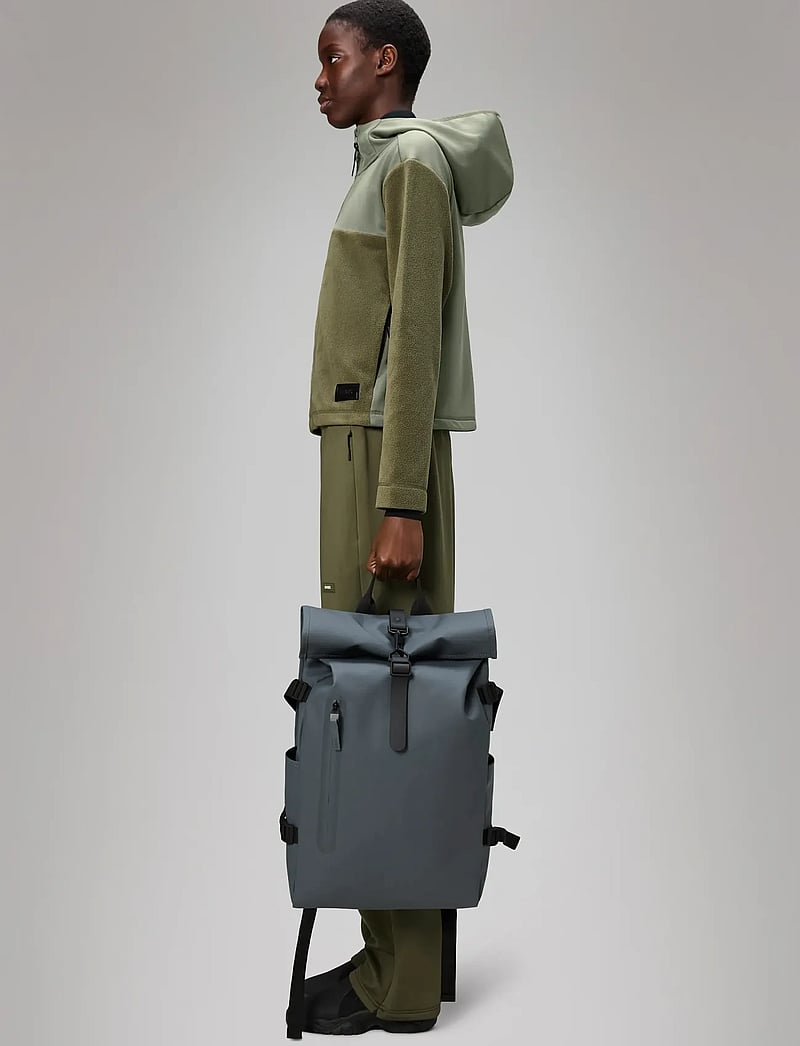 Rains - Rolltop Rucksack Large W3 - rucksäcke mit rollverschluss - lagoon - 4