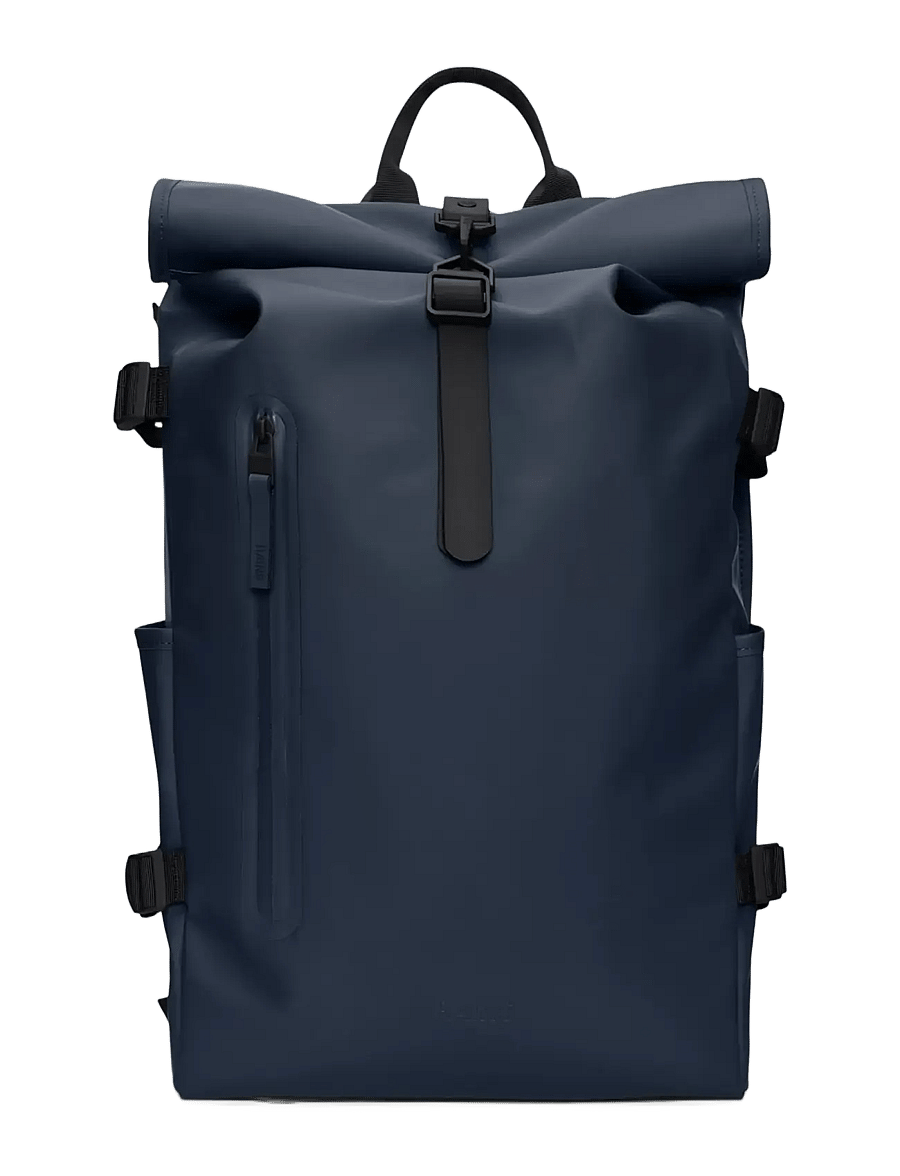 Rains - Rolltop Rucksack Large W3 - rolltop kuprinės - navy - 1
