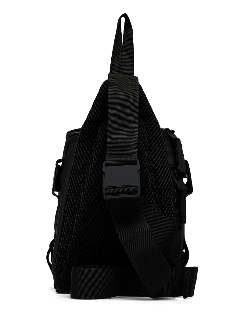 Rains - Trail Cord Sling Bag W3 - vandtætte tasker - black - 1