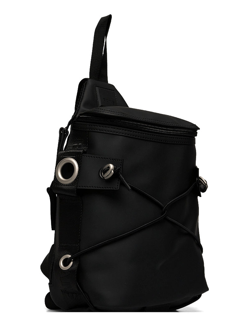 Rains - Trail Cord Sling Bag W3 - vandtætte tasker - black - 2