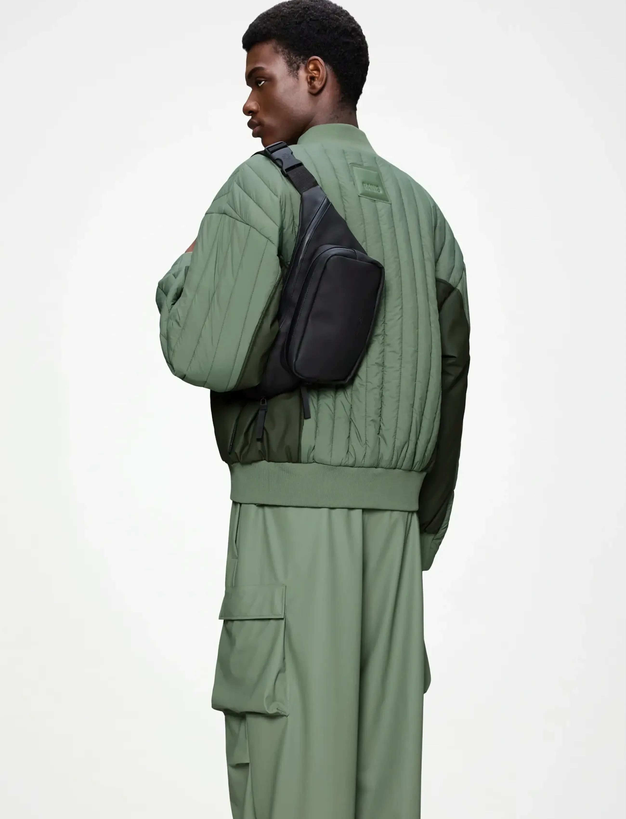 Rains Bum Bag W3 - Väskor - BLACK / black