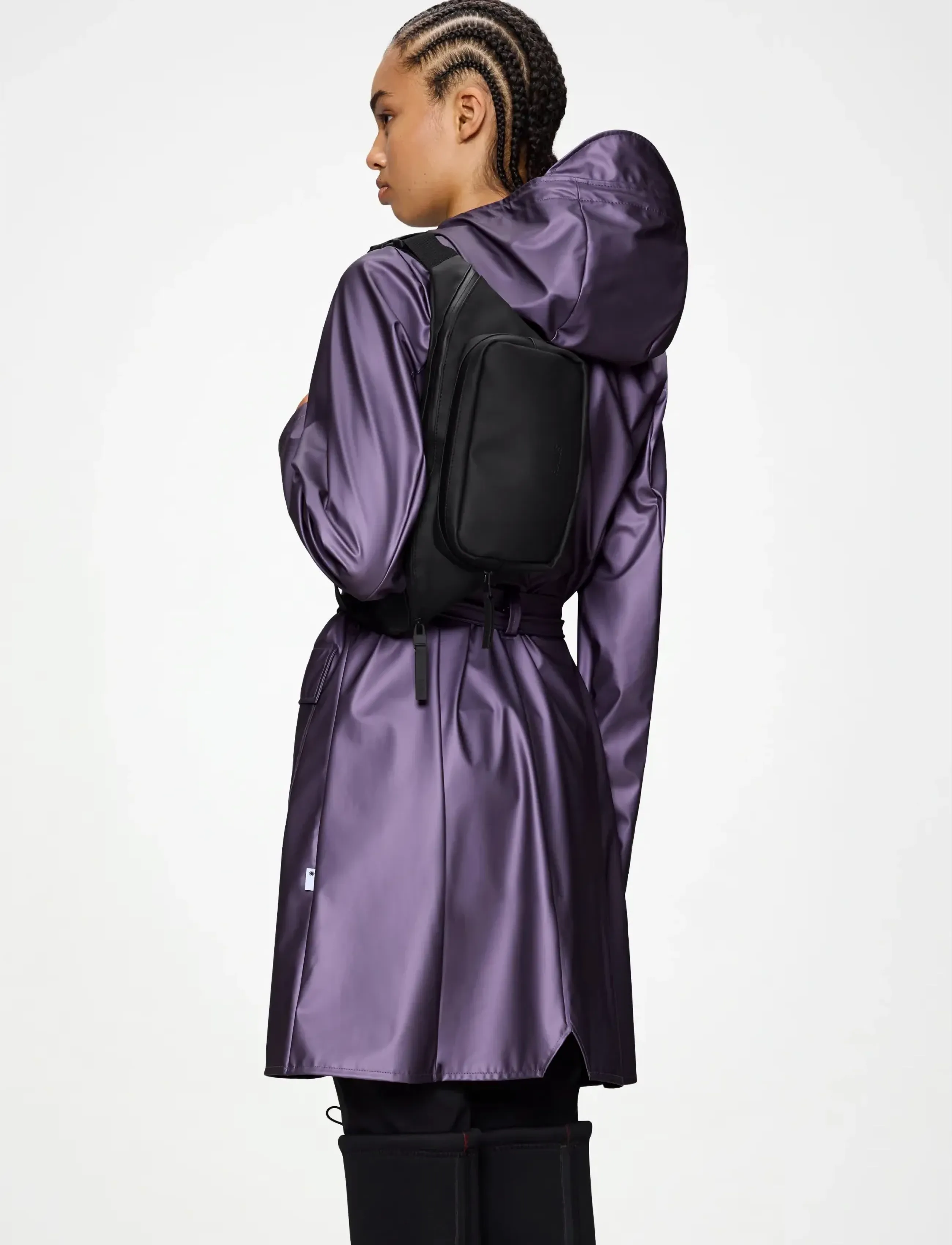 Rains - Bum Bag W3 - vedenpitävät laukut - black - 5
