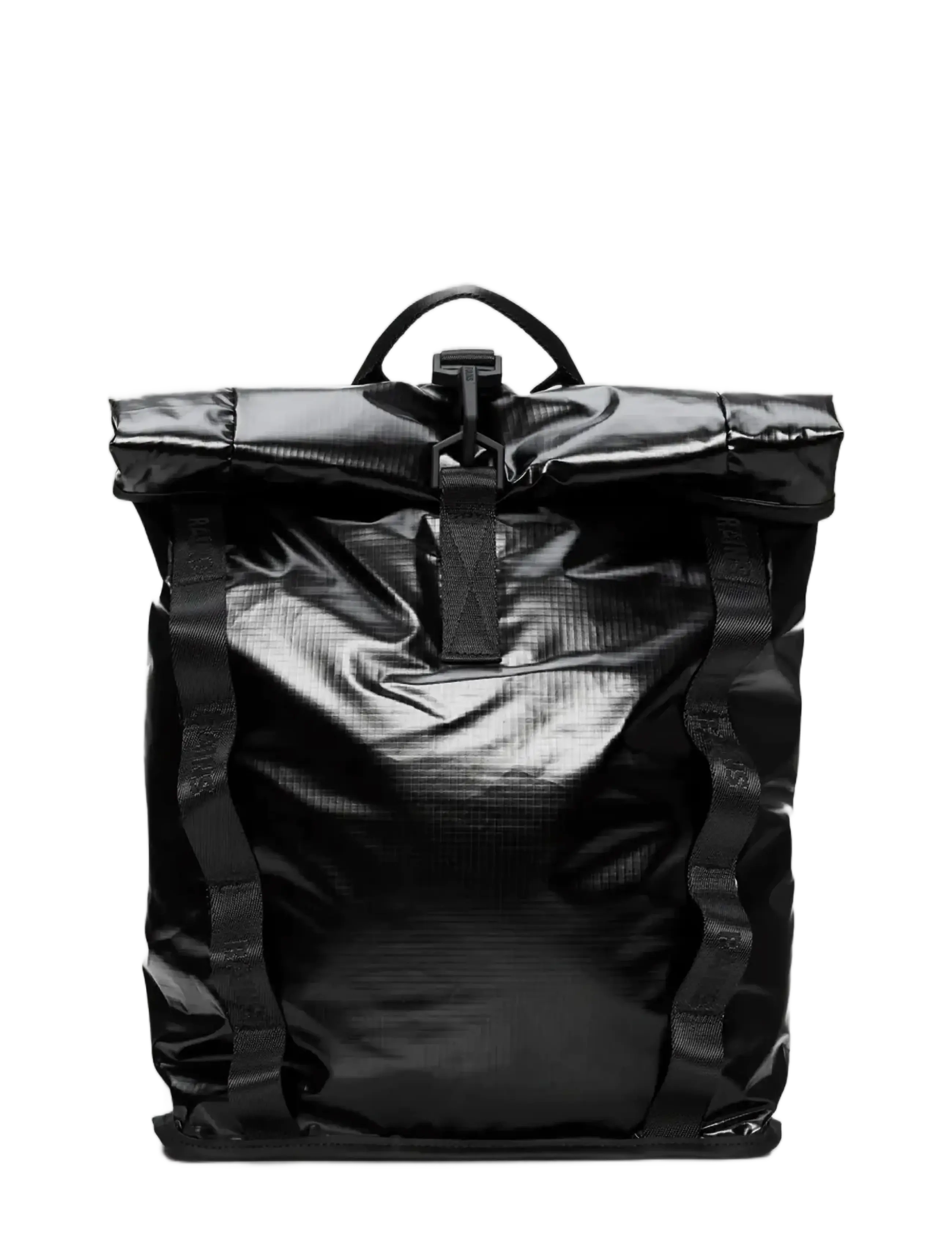 RAINS Sibu Rolltop Rucksack Mini W3 Schwarz - One Size - Damen