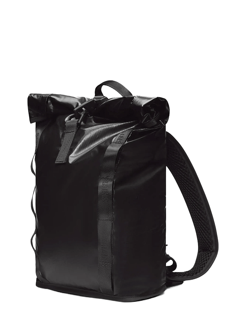 Rains - Sibu Rolltop Rucksack Mini W3 - rolltop-rygsække - black - 3