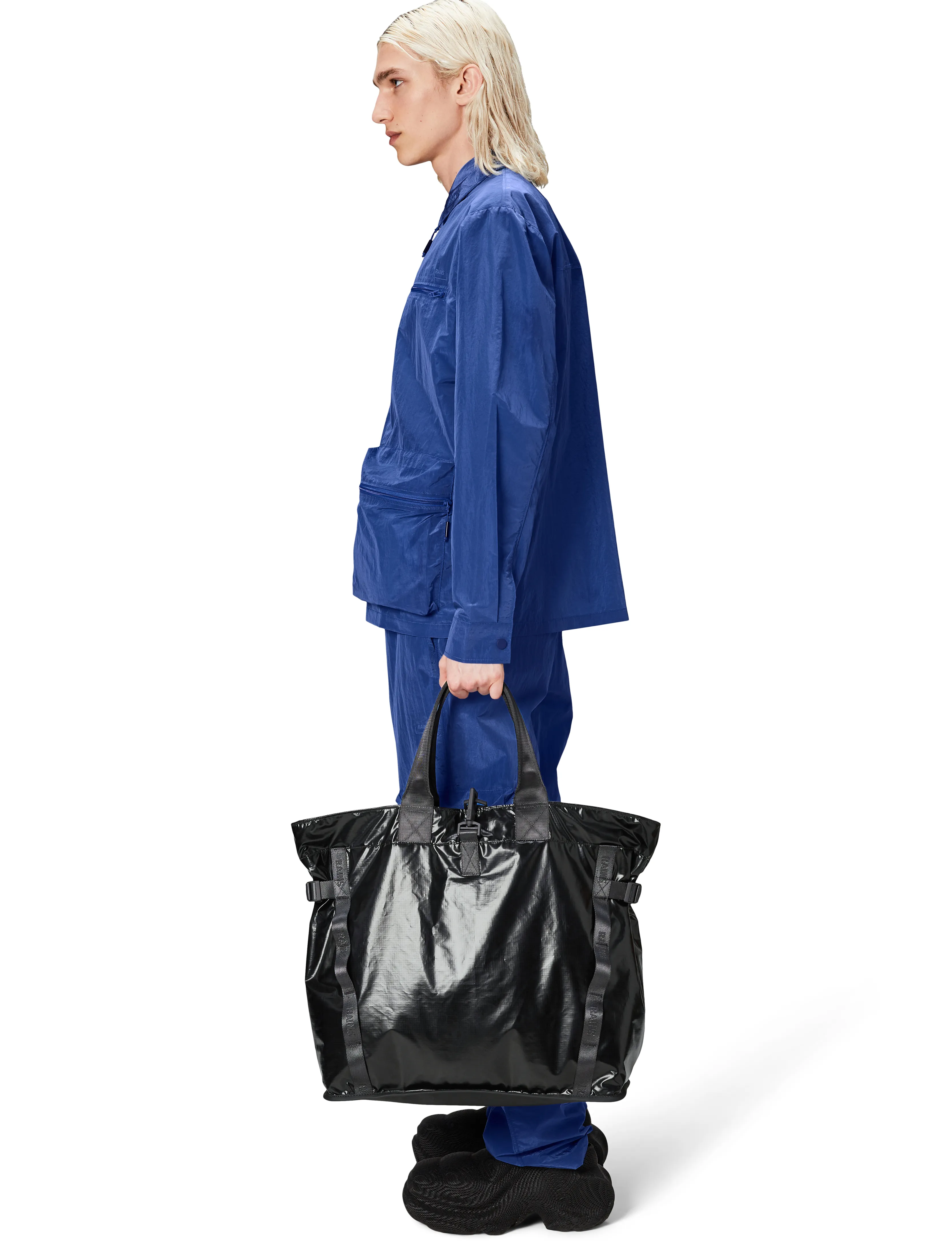 Rains Sibu Shopper Bag W3, One Size, Black, Designere > Shoppere, Herre