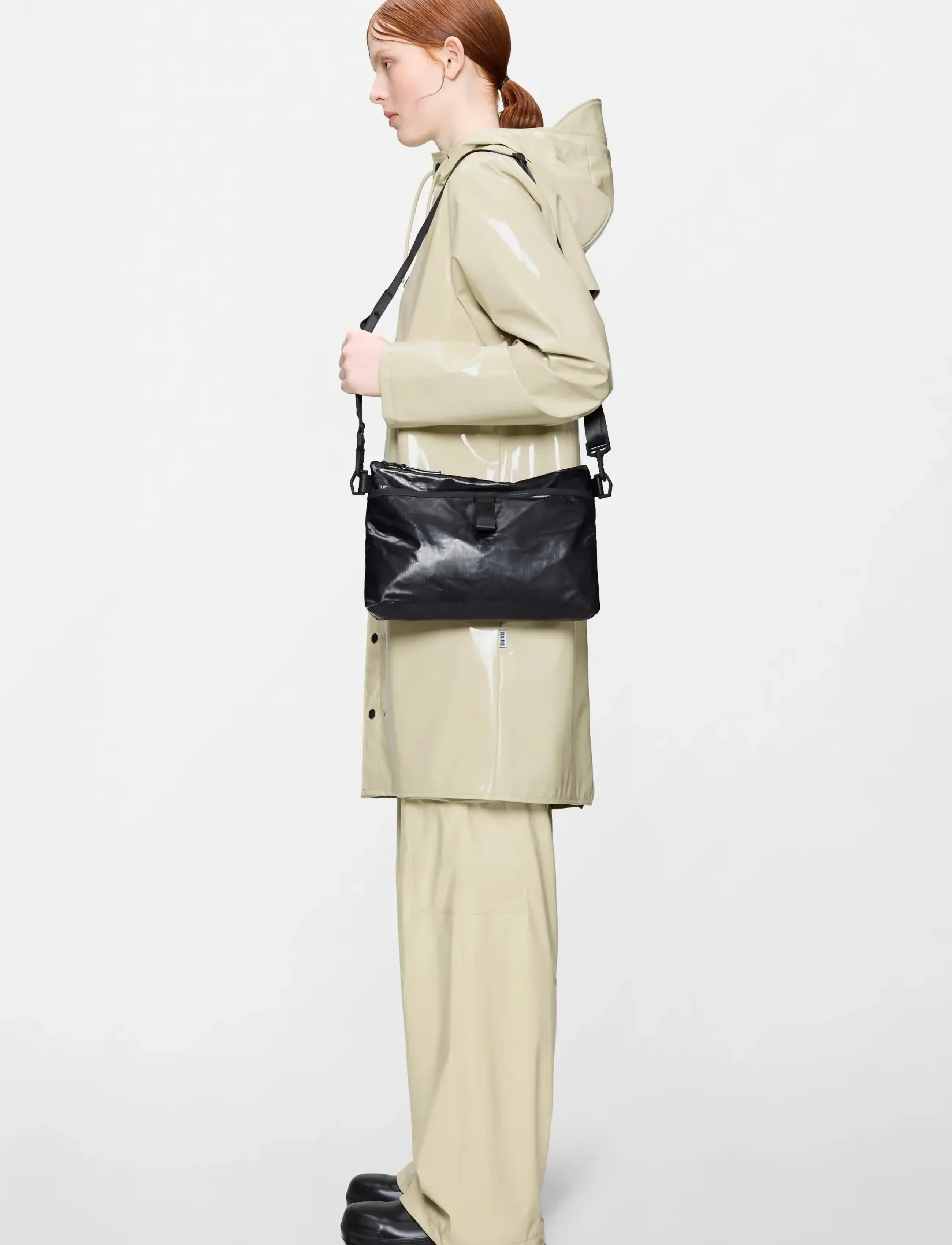 Rains - Sibu Musette Bag W3 - wasserdichte taschen - black - 4