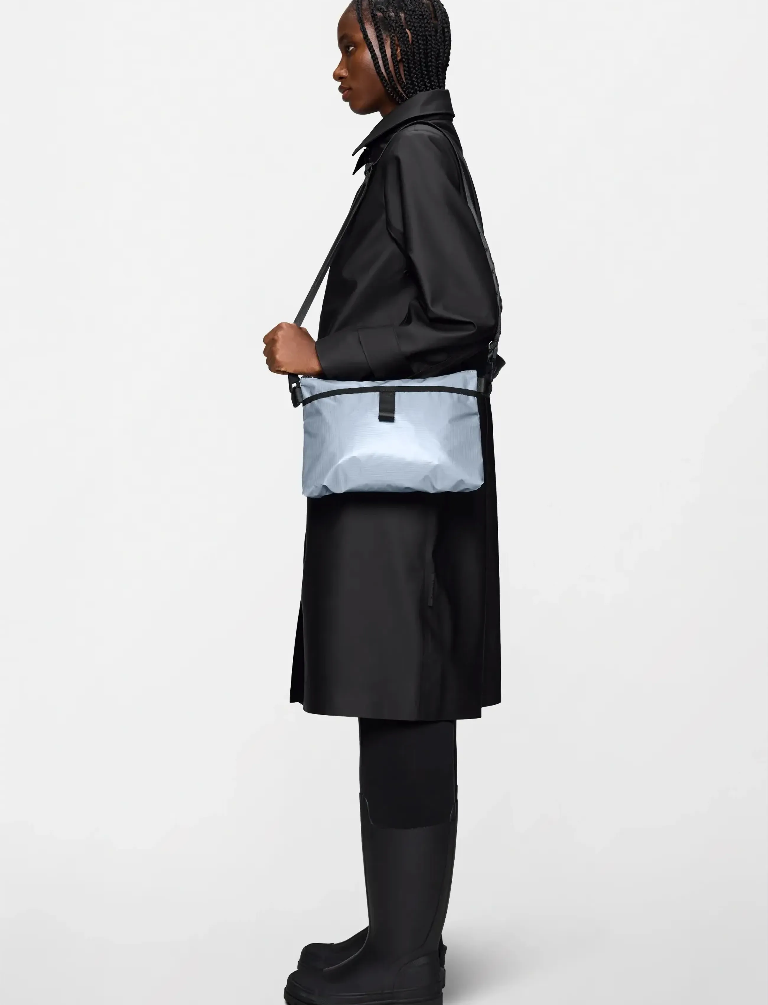 Rains Sibu Musette Bag W3, Mænd, Musette Taske, Blå, Str: ONE SIZE