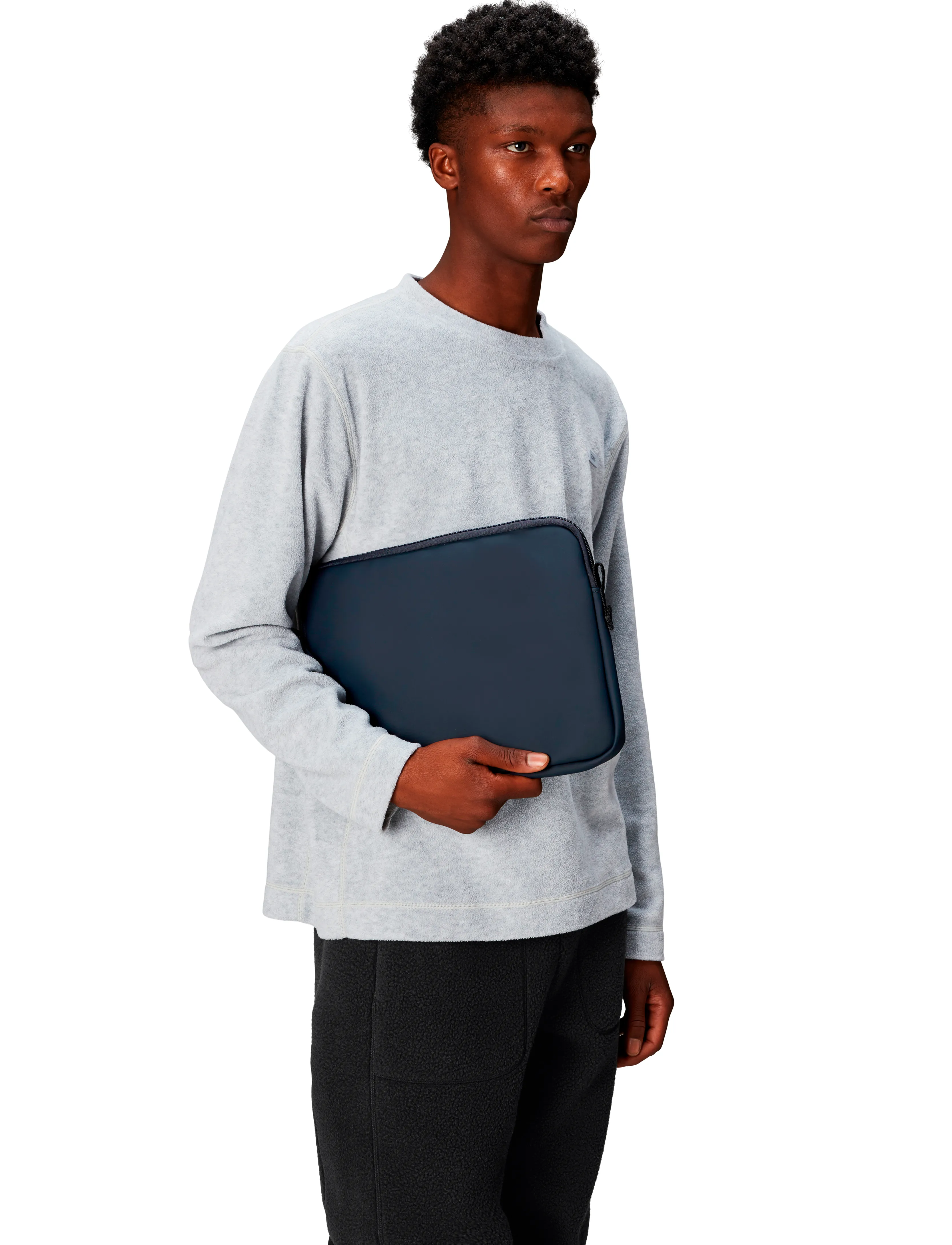 Rains Trail Laptop Case 13''/14'' W1, One Size, Bags, Marineblau - Computer Männerswear