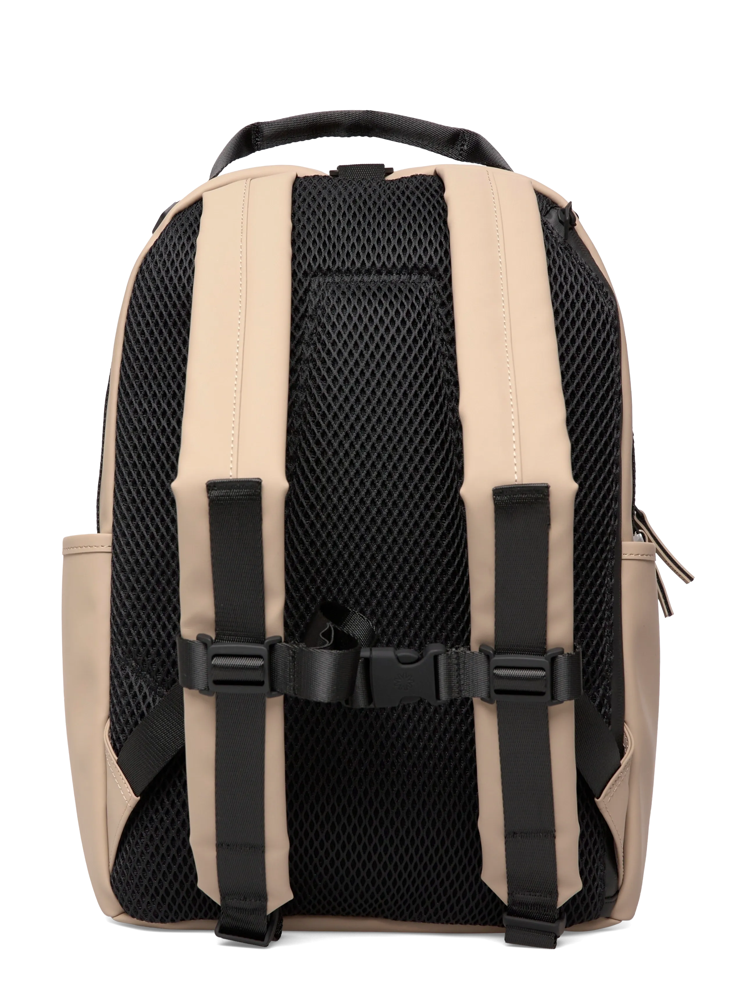 Rains - Clip Front Backpack W3 - veekindlad kotid - beige - 2