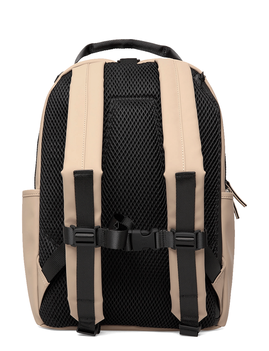 Rains - Clip Front Backpack W3 - veekindlad kotid - beige - 2