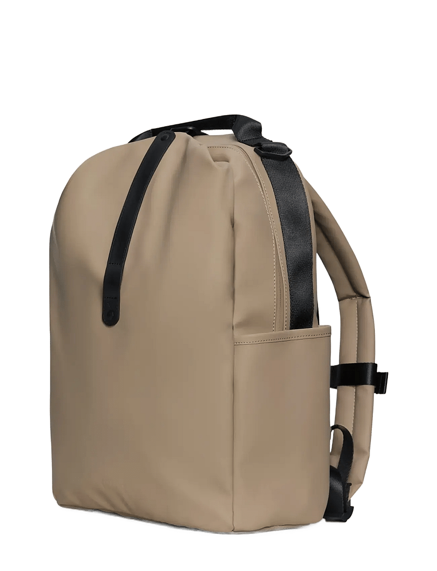 Rains - Clip Front Backpack W3 - veekindlad kotid - beige - 4