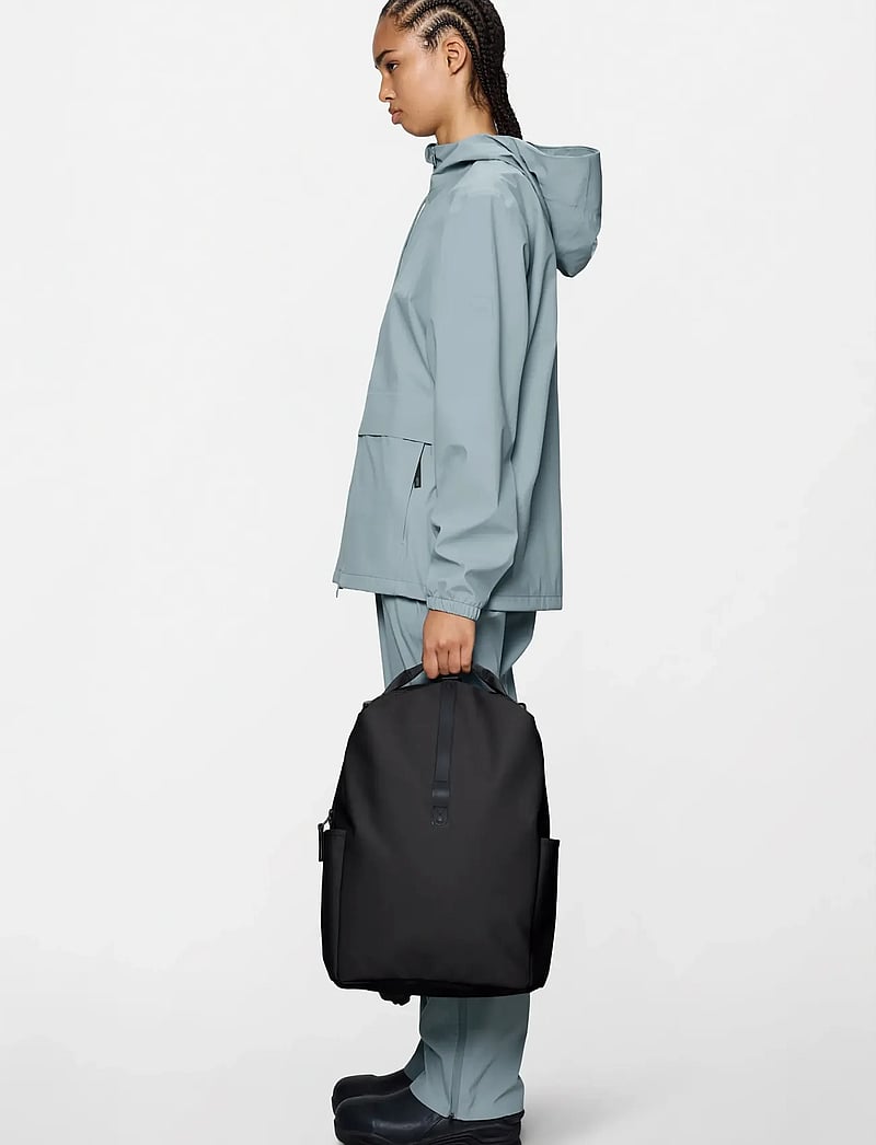 Rains - Clip Front Backpack W3 - vattentäta väskor - black - 4