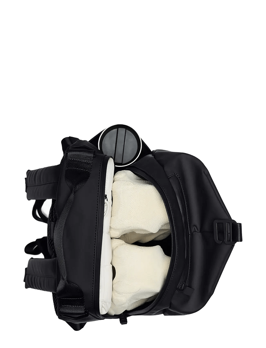Rains - Clip Front Backpack W3 - veekindlad kotid - black - 5