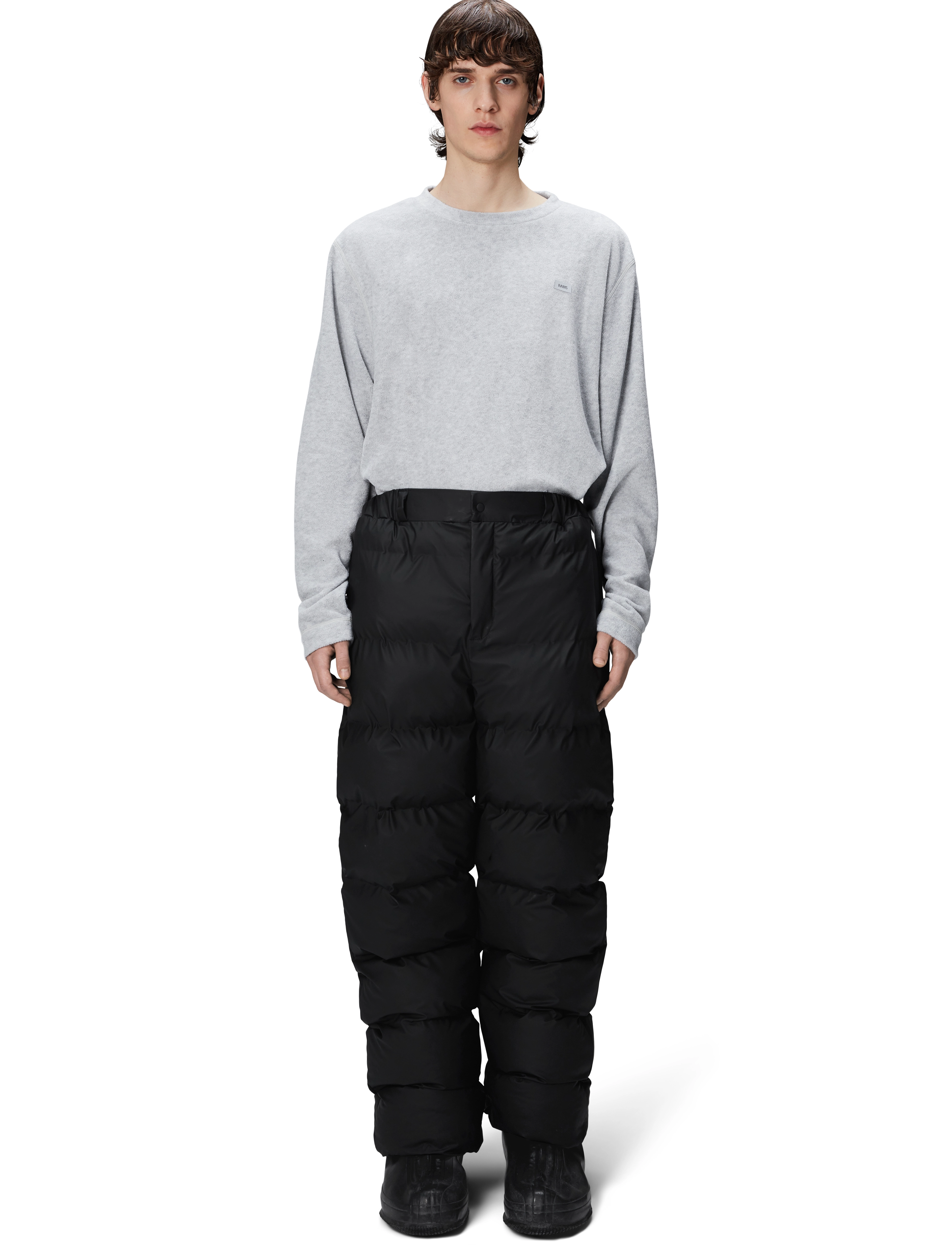Rains - Alta Puffer Pants Regular W3T3 - black - 0