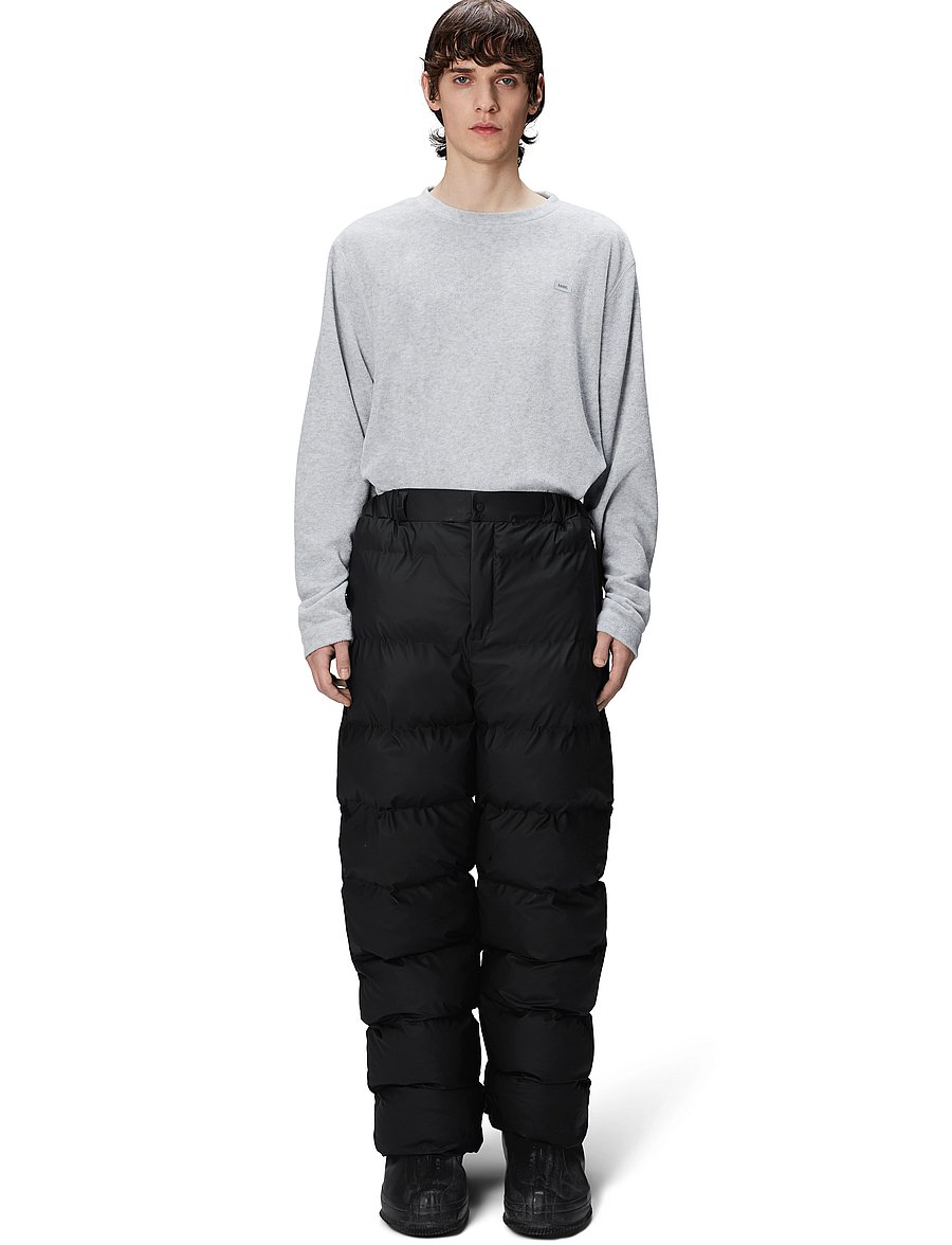Rains - Alta Puffer Pants Regular W3T3 - black - 0