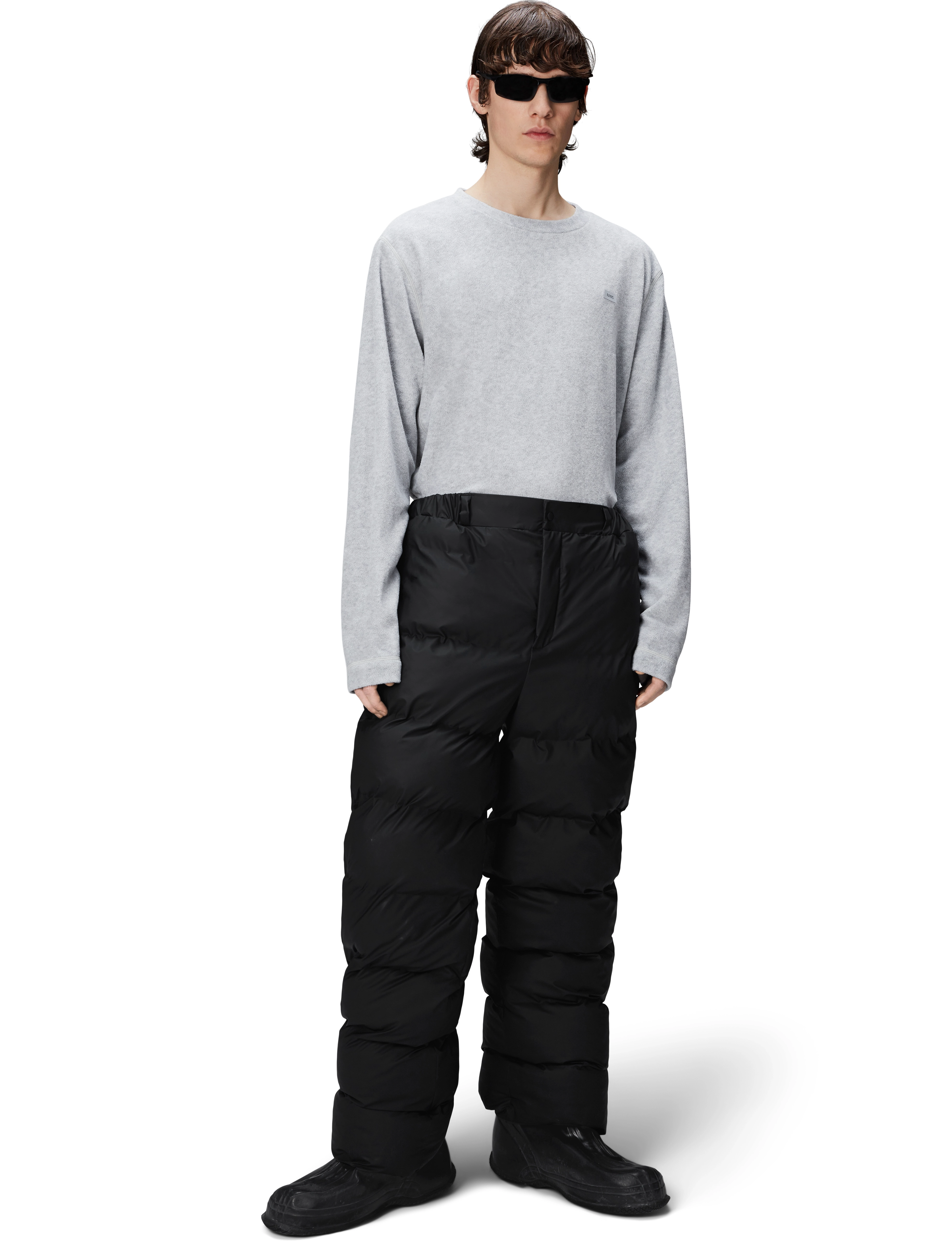 Rains - Alta Puffer Pants Regular W3T3 - black - 4