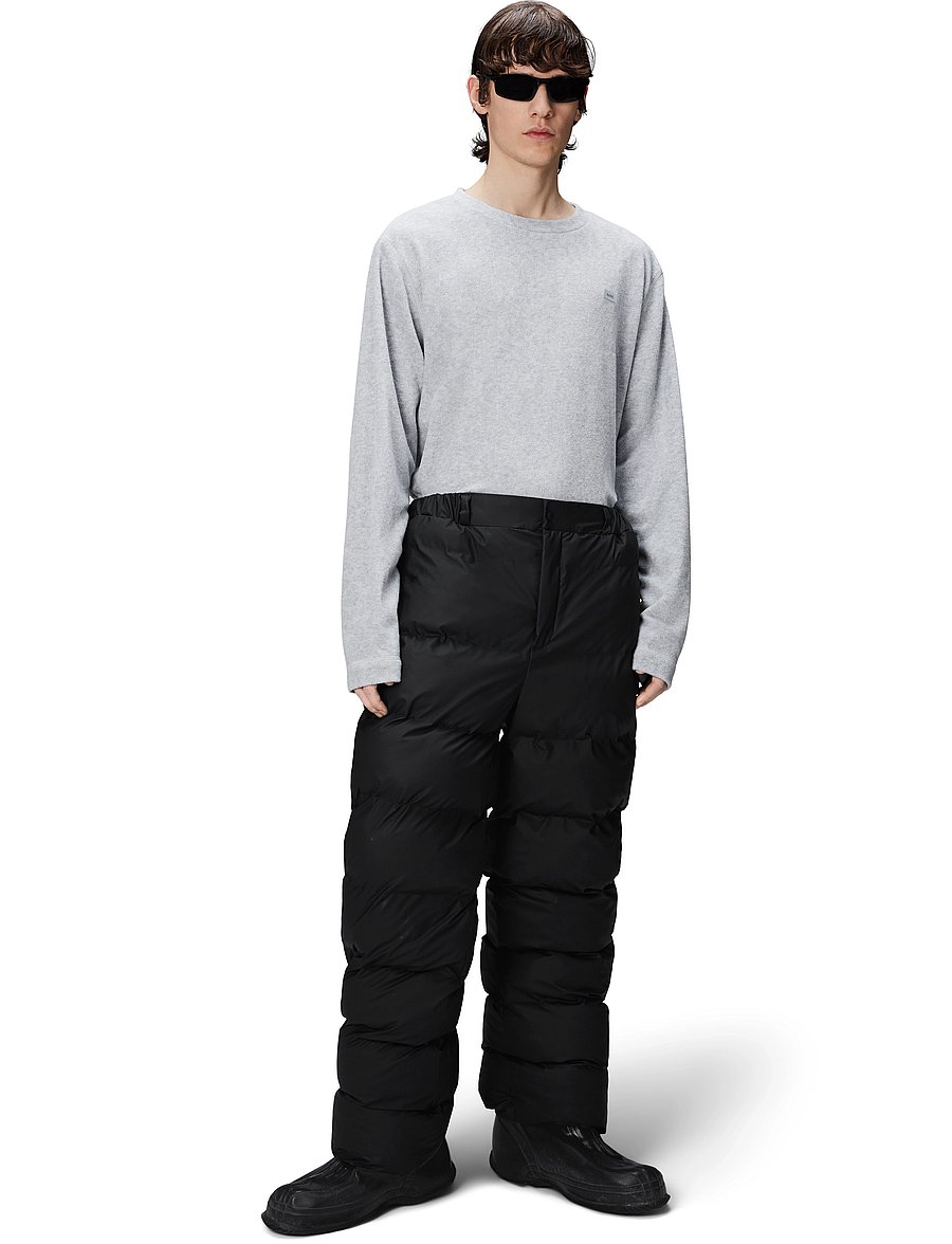 Rains - Alta Puffer Pants Regular W3T3 - black - 4
