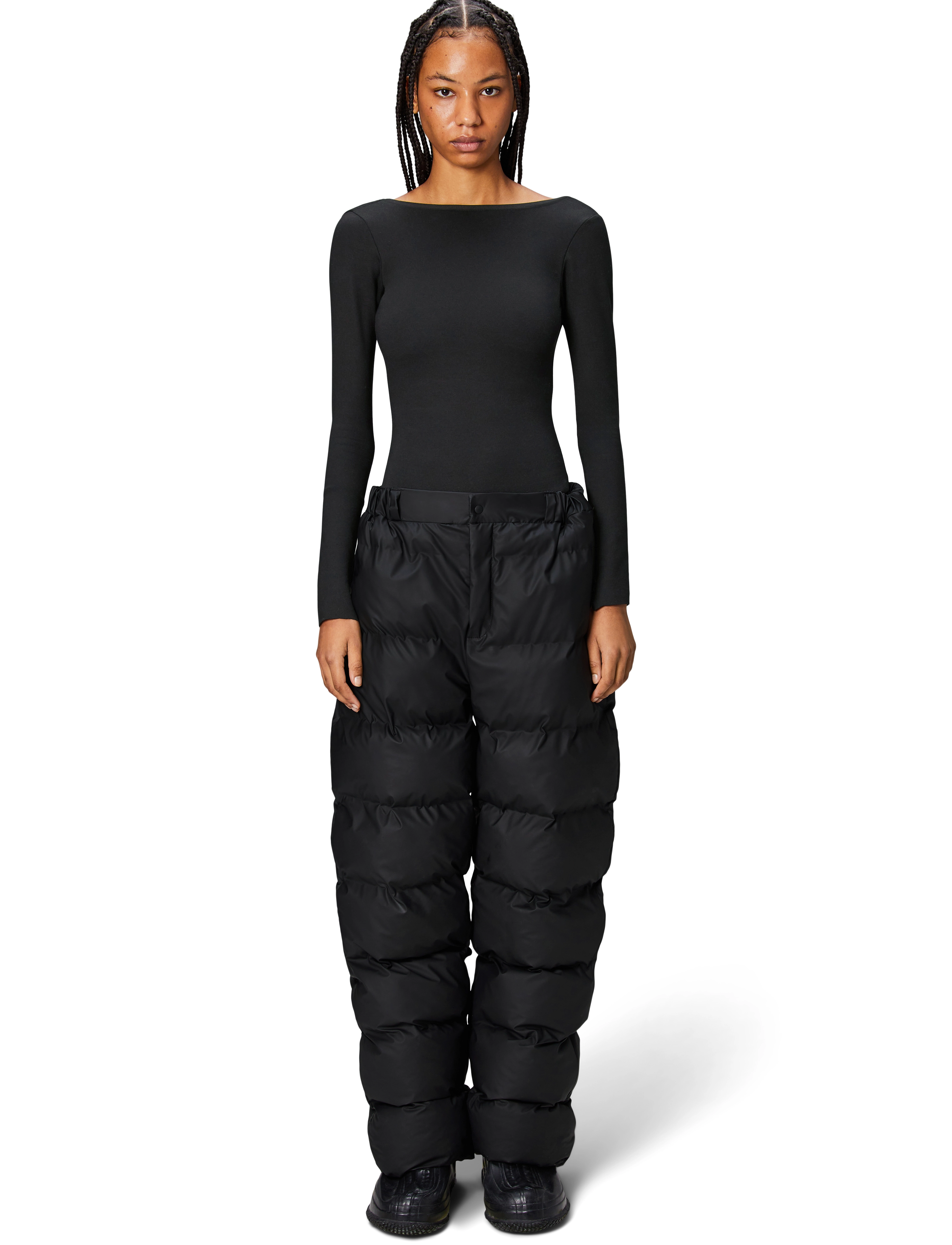 Rains - Alta Puffer Pants Regular W3T3 - black - 5