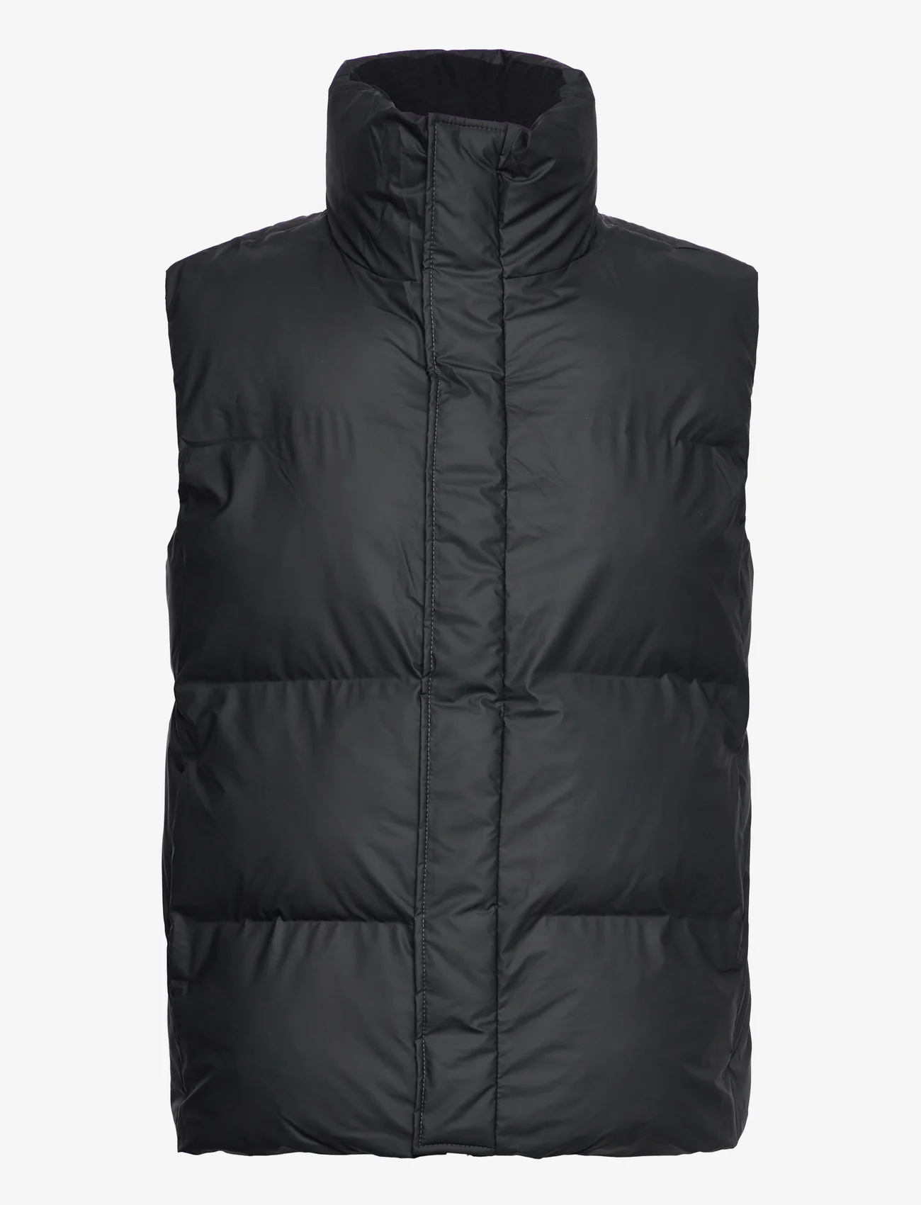Rains - Boxy Puffer Vest - vests - 01 black - 0