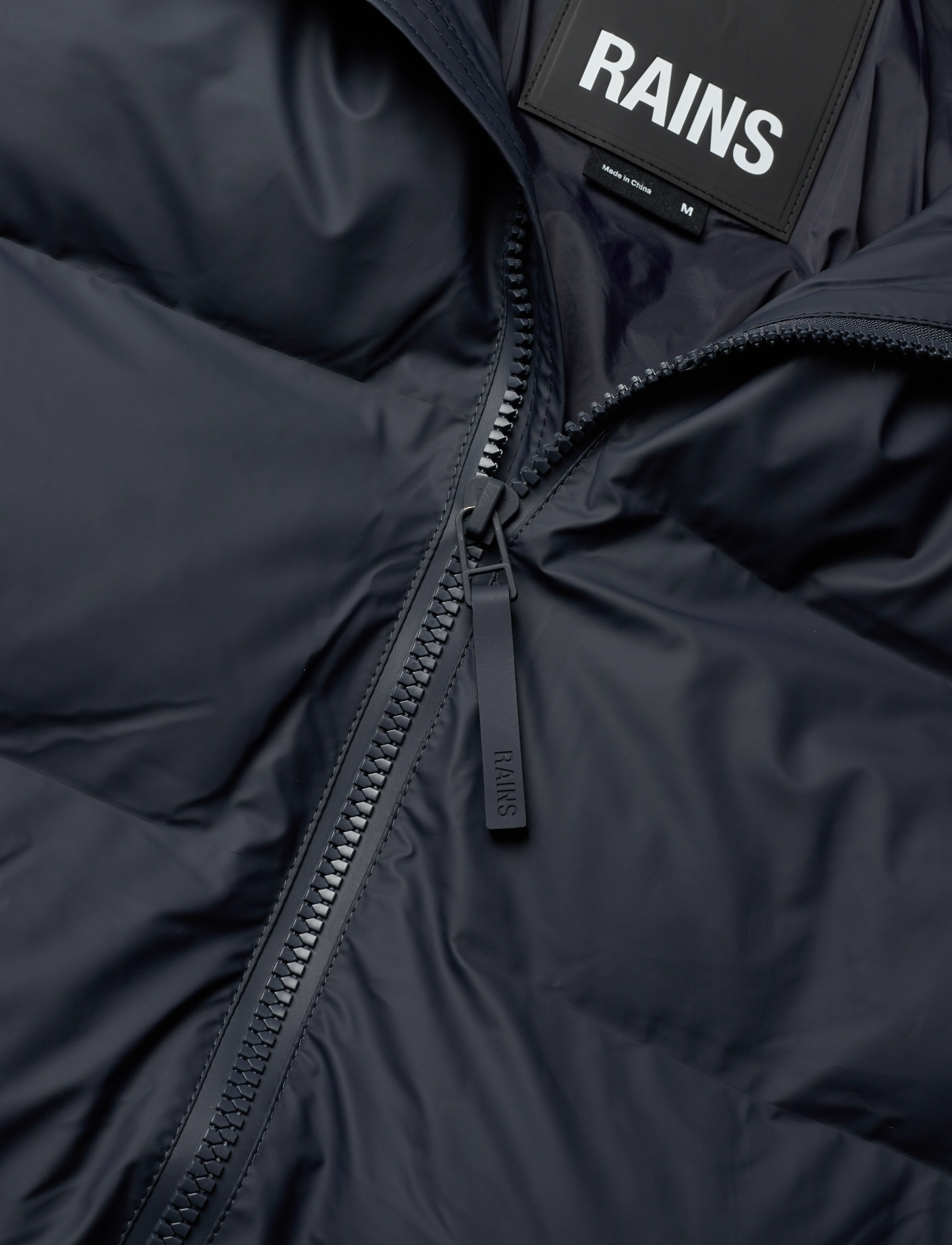 Rains - Long Puffer Jacket - 47 navy - 2