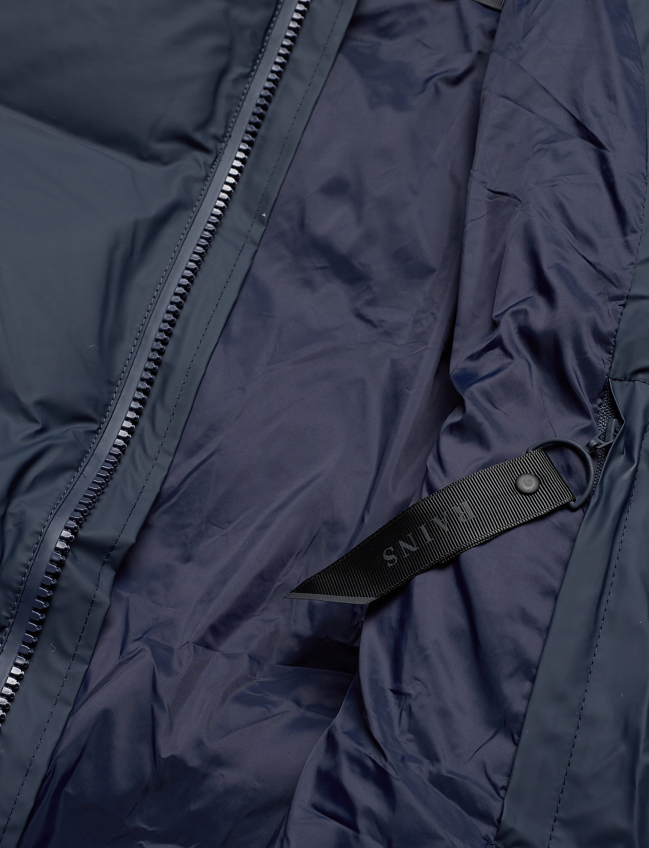 Rains - Long Puffer Jacket - wintermäntel - 02 blue - 4