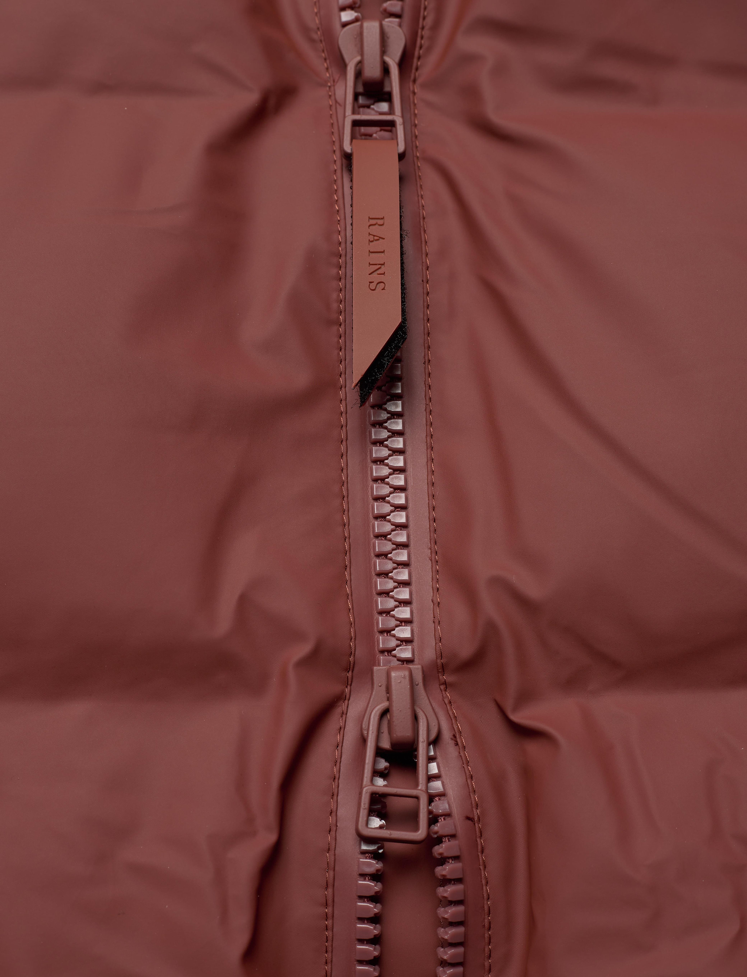 Rains - Long Puffer Jacket - 11 maroon - 3