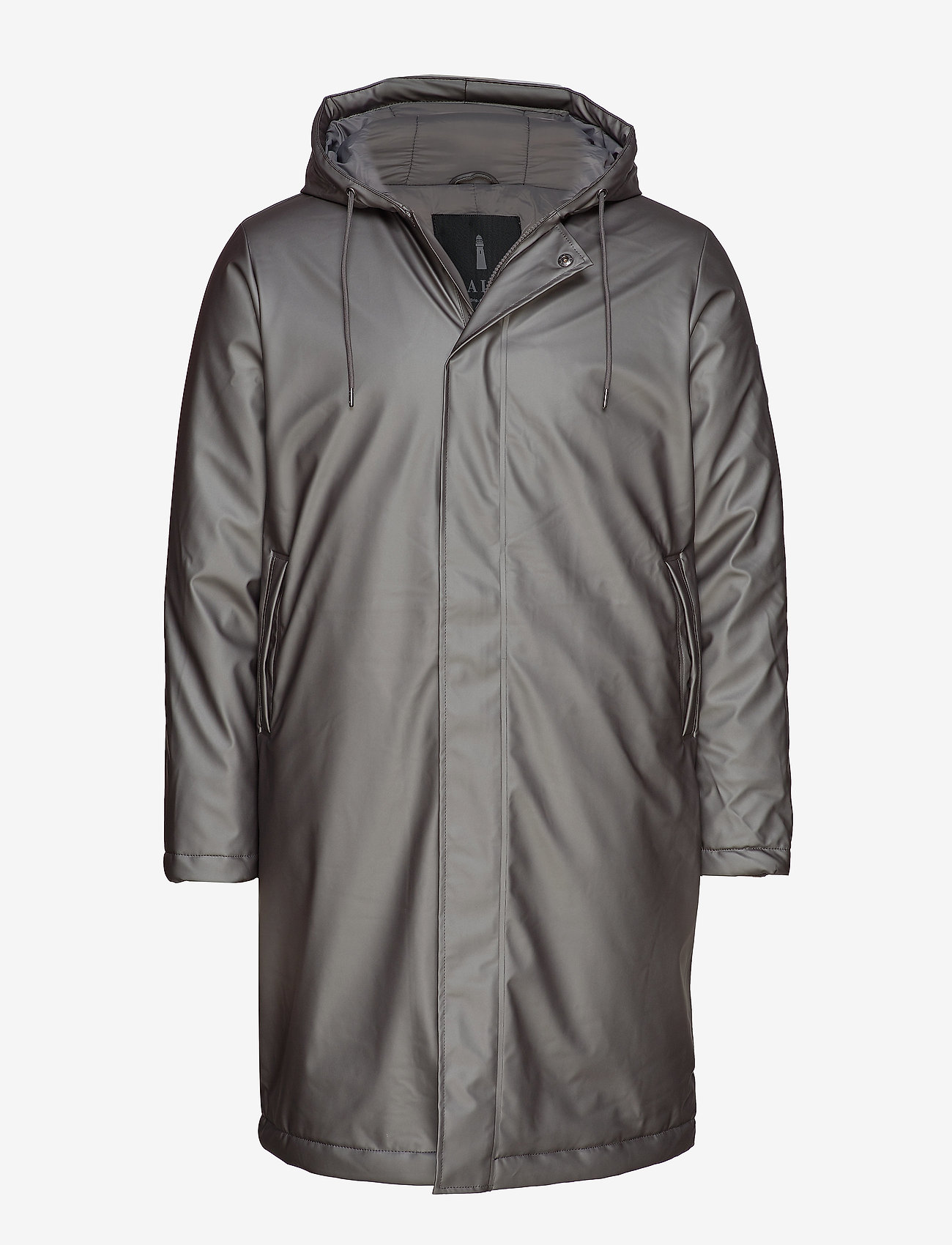 Padded Coat - METALLIC CHARCOAL