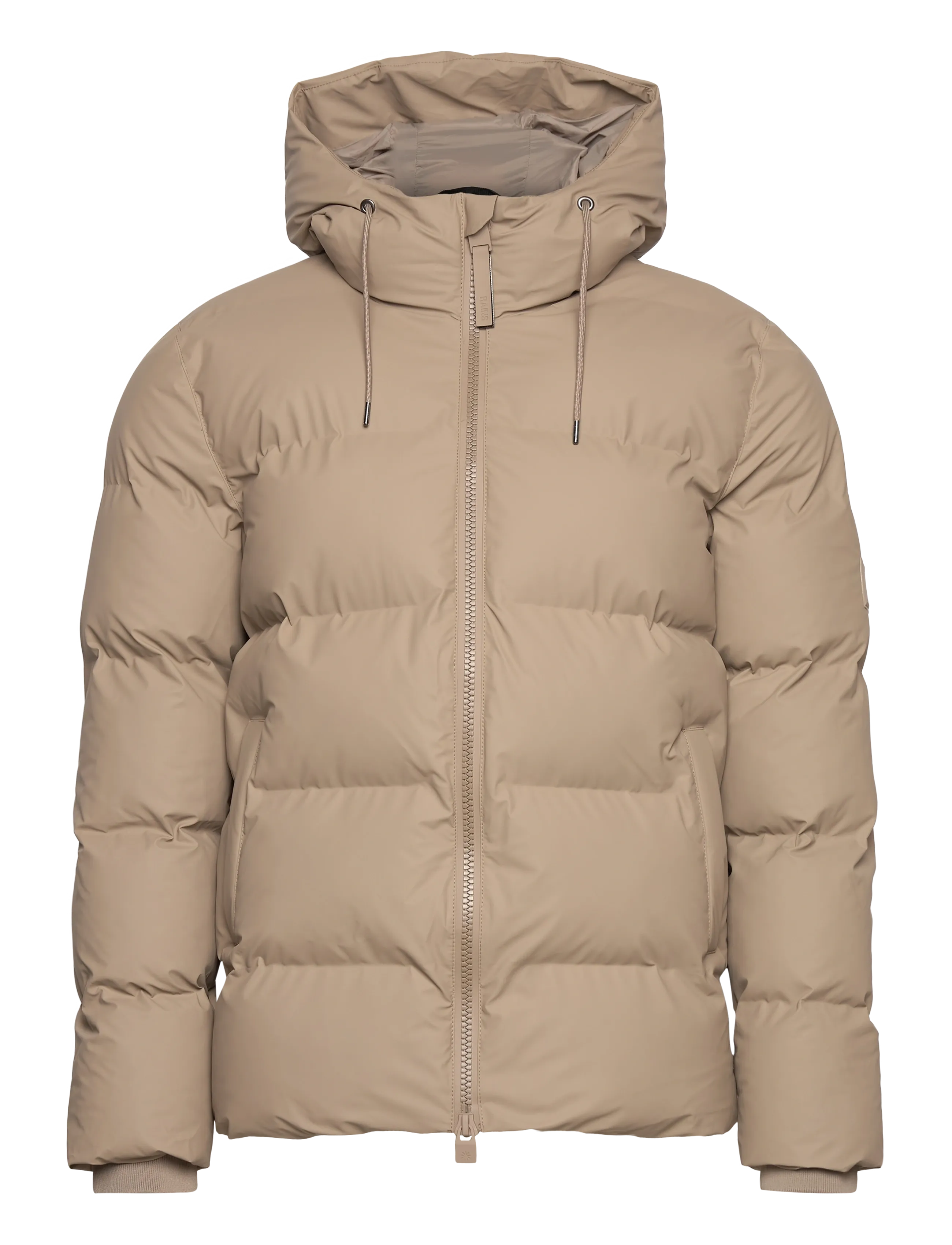 Rains Alta Puffer Jacket W3T3, XS, Jackets, Beige - Padded Jacket, Frauen