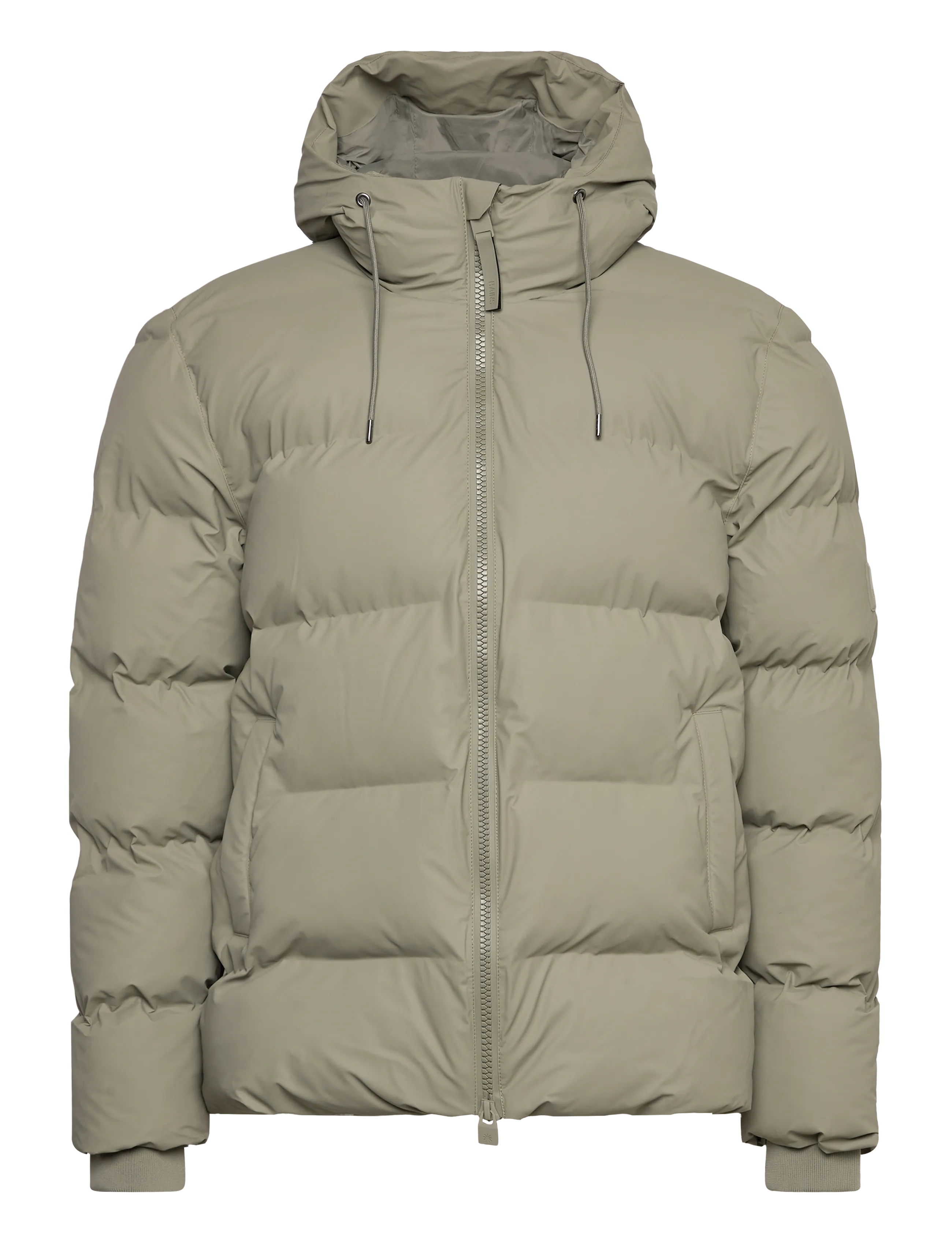 Rains Alta Puffer Jacket W3T3, XS, Jackets, Beige - Padded Jacket, Frauen