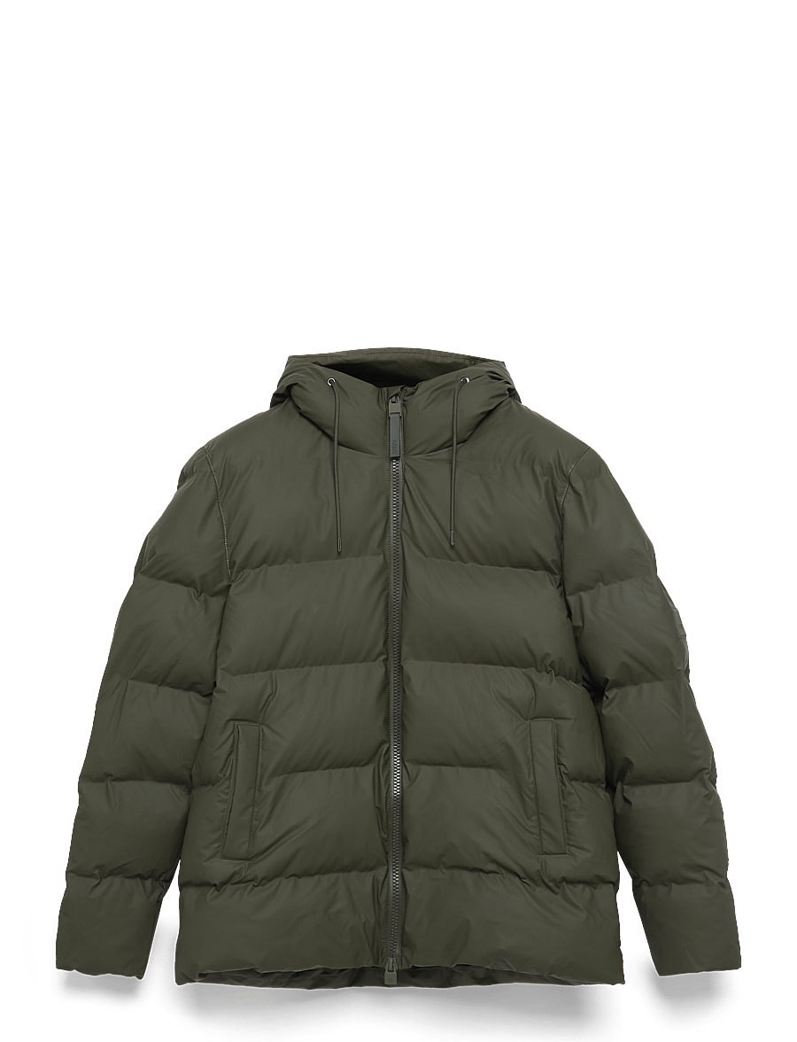 Rains - Alta Puffer Jacket W3T3 - vinterjackor - green - 1