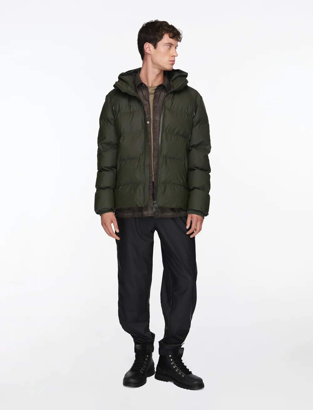 Rains - Alta Puffer Jacket W3T3 - fodrade jackor - green - 2