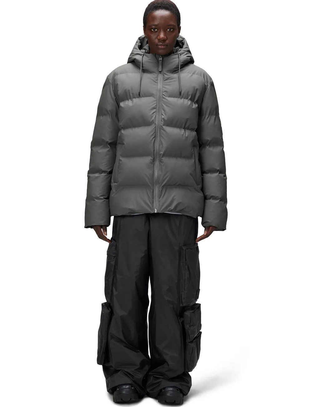 Rains - Alta Puffer Jacket W3T3 - fodrade jackor - grey - 3