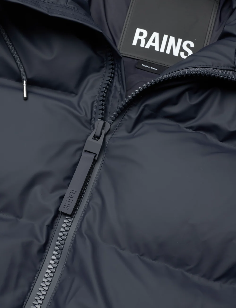 Rains - Alta Puffer Jacket W3T3 - forede jakker - navy - 4