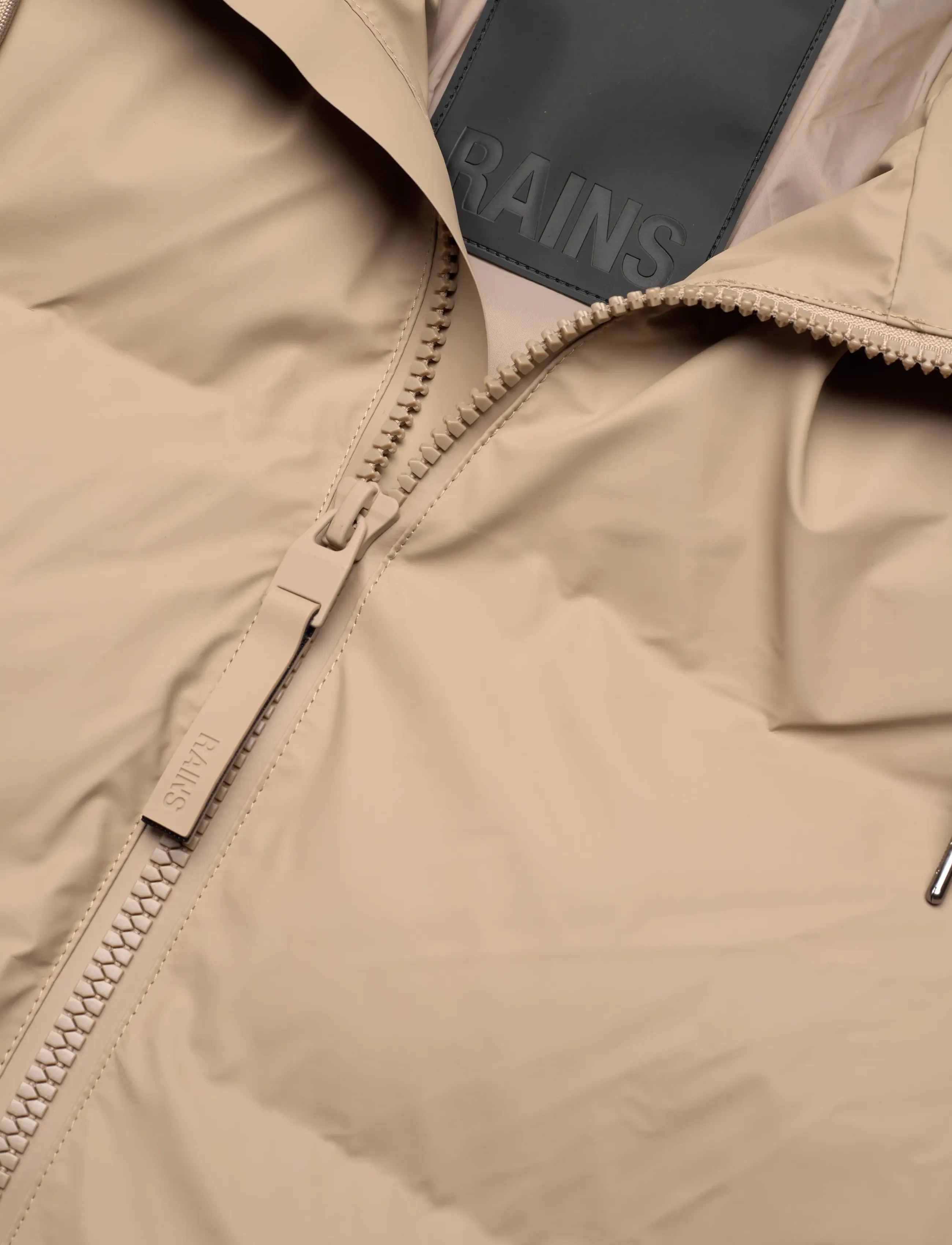 Rains - Alta Longer Puffer Jacket W3T4 - vinterjackor - beige - 2