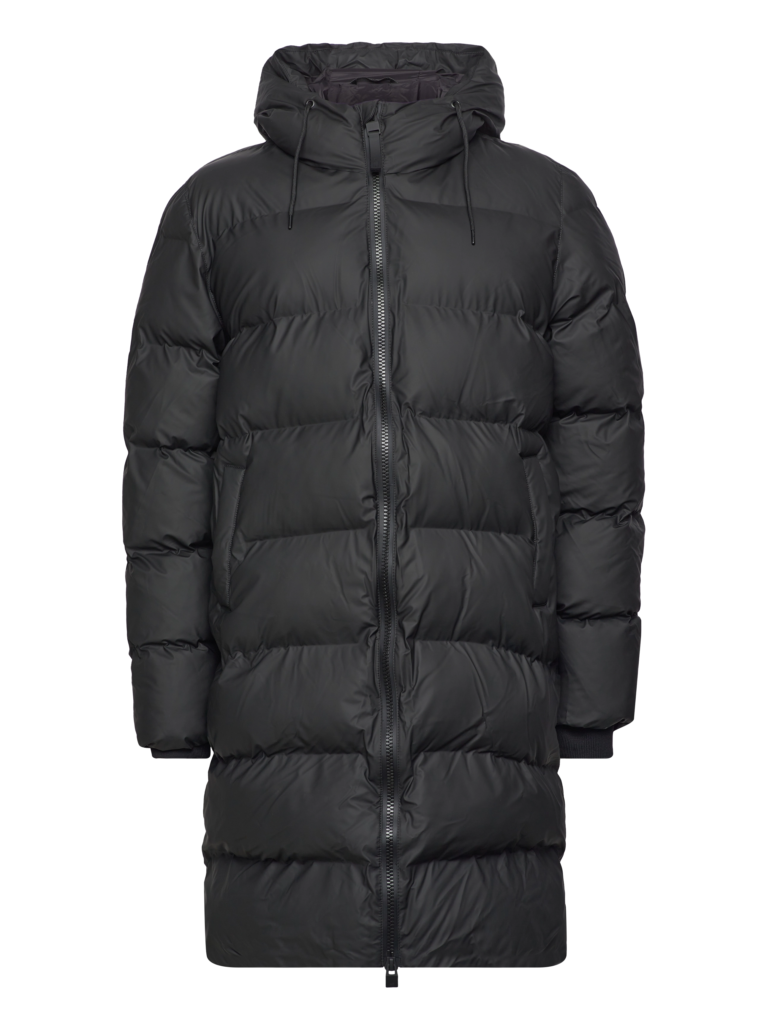 RAINS Alta Longer Puffer Jacke W3T4 Schwarz - XXL - Damen