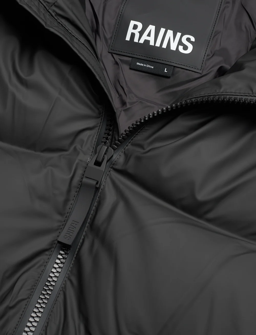 Rains - Alta Longer Puffer Jacket W3T4 - voodriga jakid - black - 4