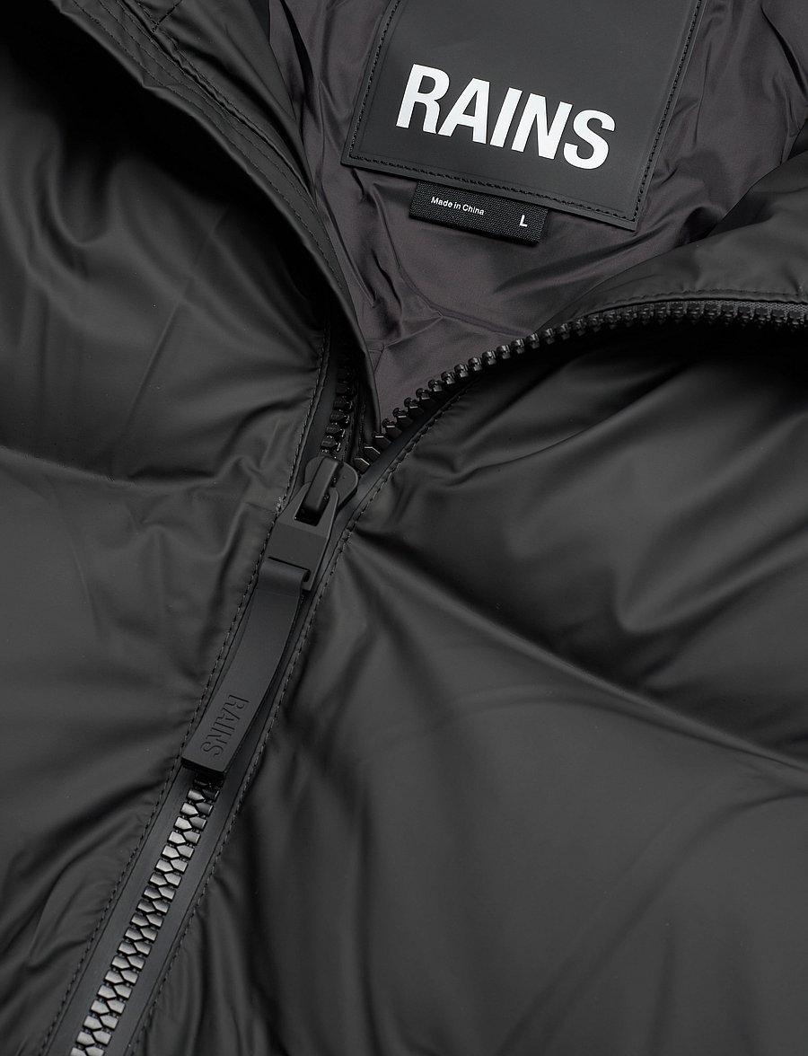 Rains - Alta Longer Puffer Jacket W3T4 - vinterjakker - black - 4