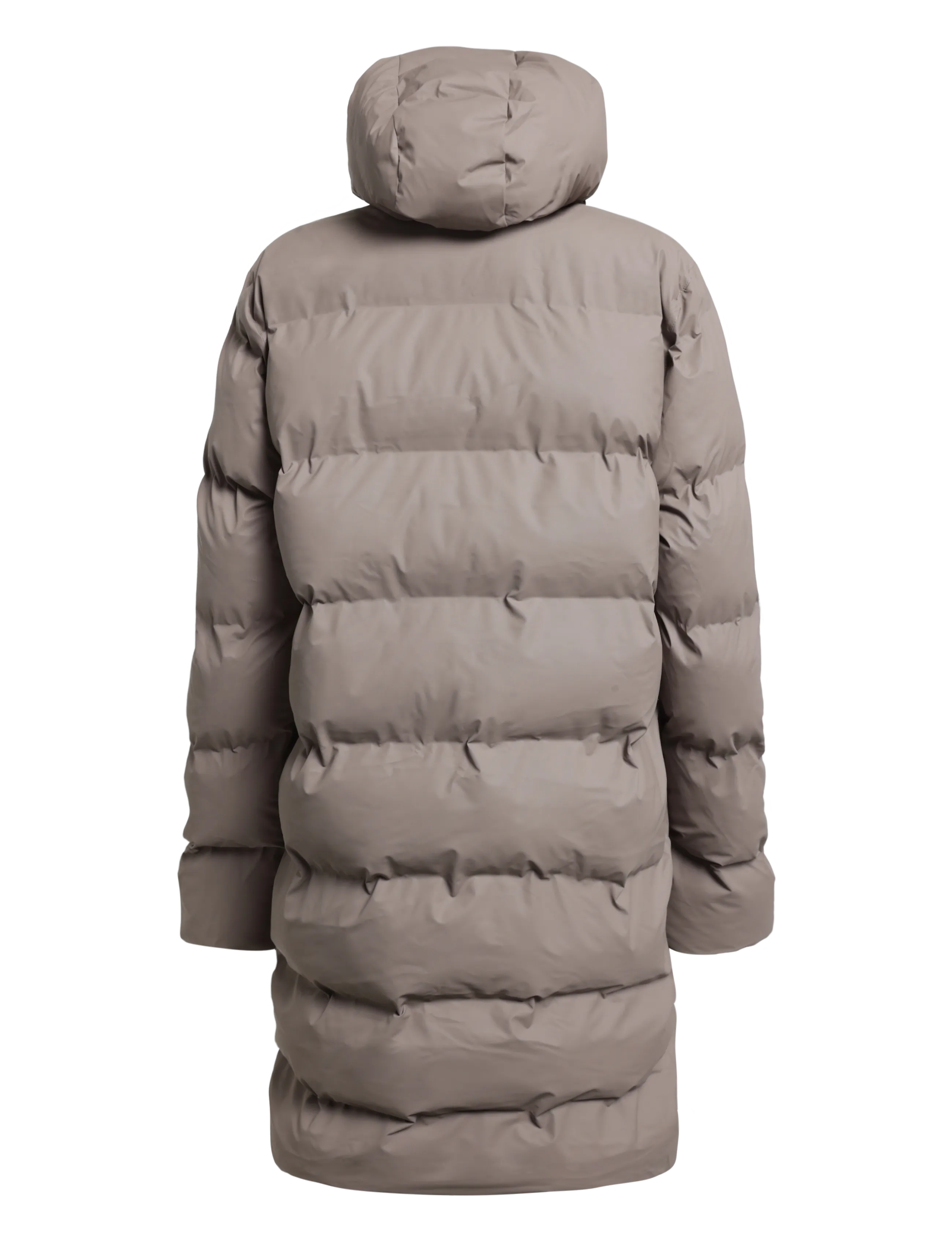 Rains - Alta Longer Puffer Jacket W3T4 - talvejoped - cinder - 1