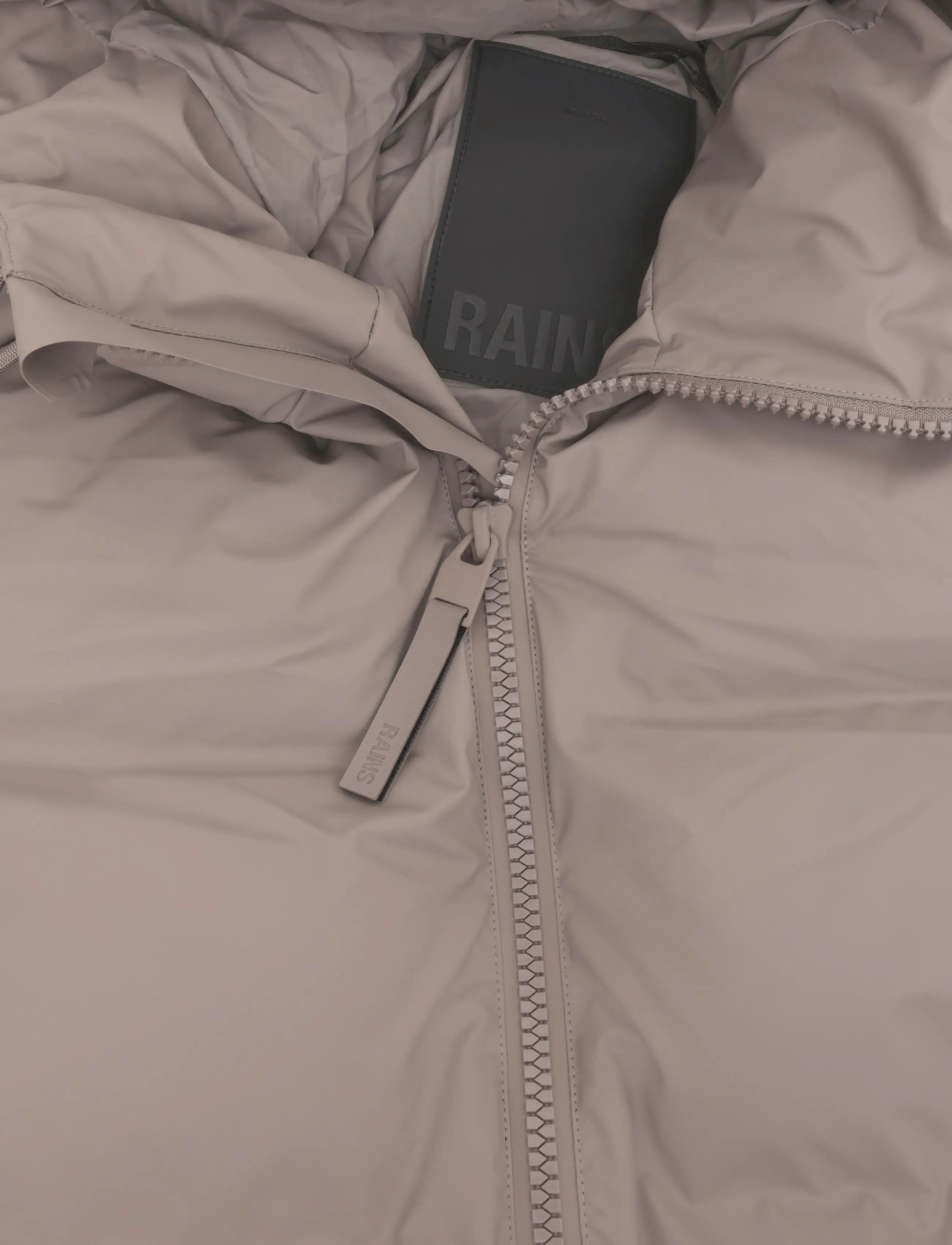 Rains - Alta Longer Puffer Jacket W3T4 - talvejoped - cinder - 2