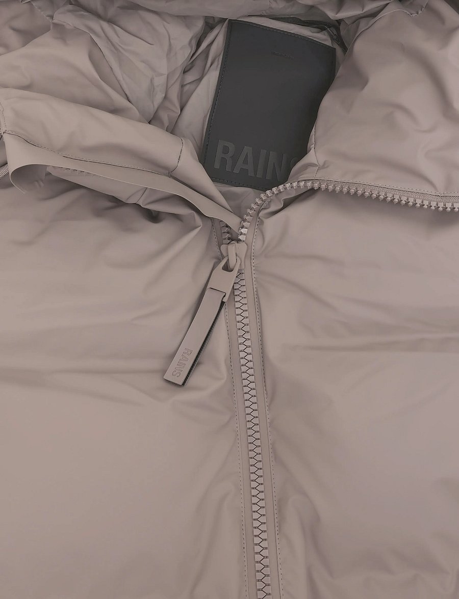 Rains - Alta Longer Puffer Jacket W3T4 - talvejoped - cinder - 2