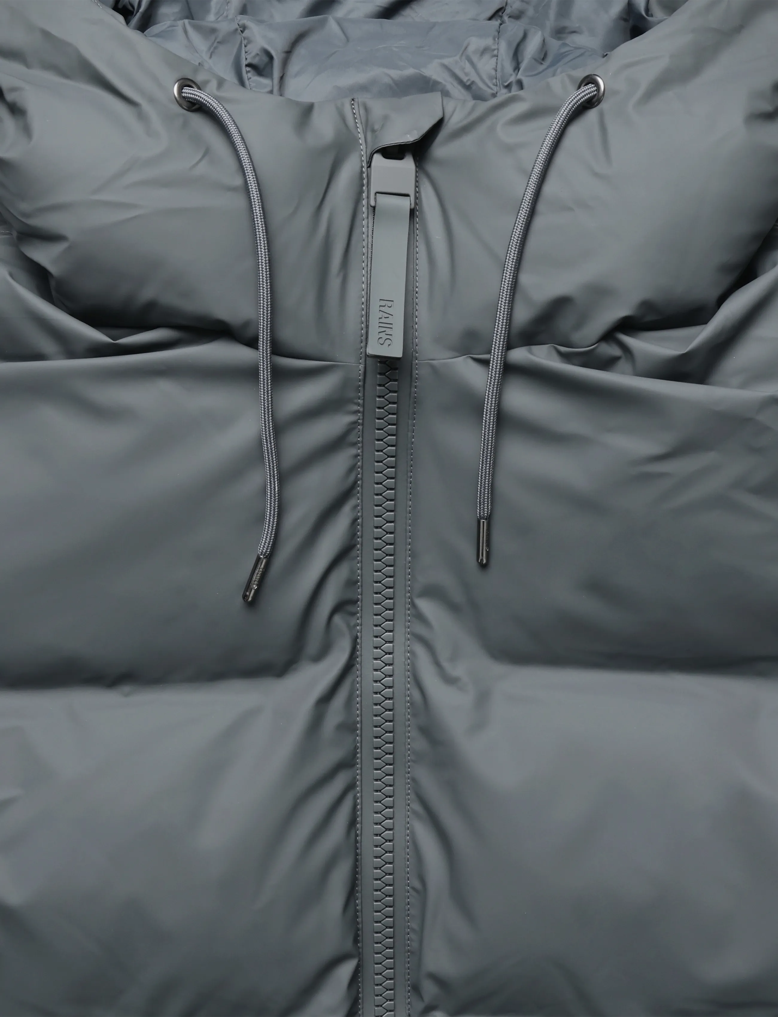 Rains - Alta Longer Puffer Jacket W3T4 - winter jackets - dark grey - 2